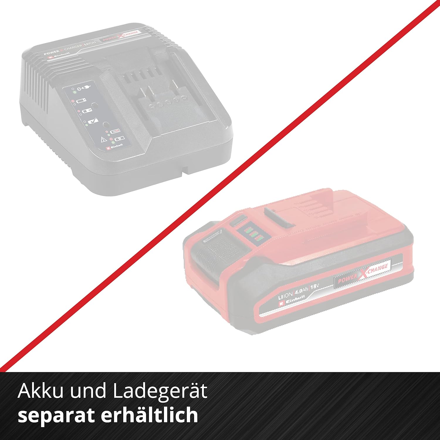 Einhell Akku-Messerhäcksler REDAXXO 36/25 Power X-Change (36 V, max. 25 mm Aststärke, 3 Wendemesser aus Stahl, 55 L Fangsack, Transportgriff, Stopfer)