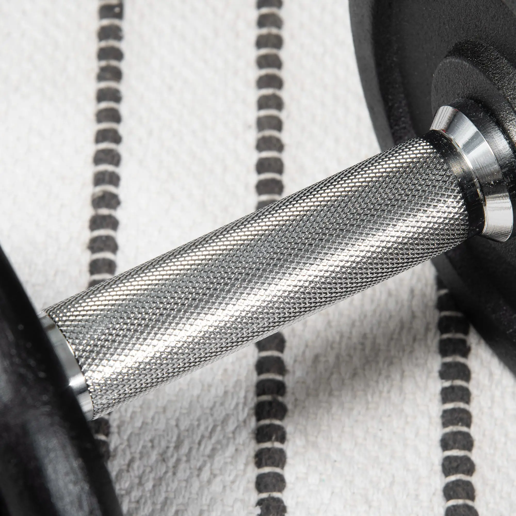 HOMCOM Hantelnset 2-in-1 Kurzhantel Langhantel kombinierbar Eisen