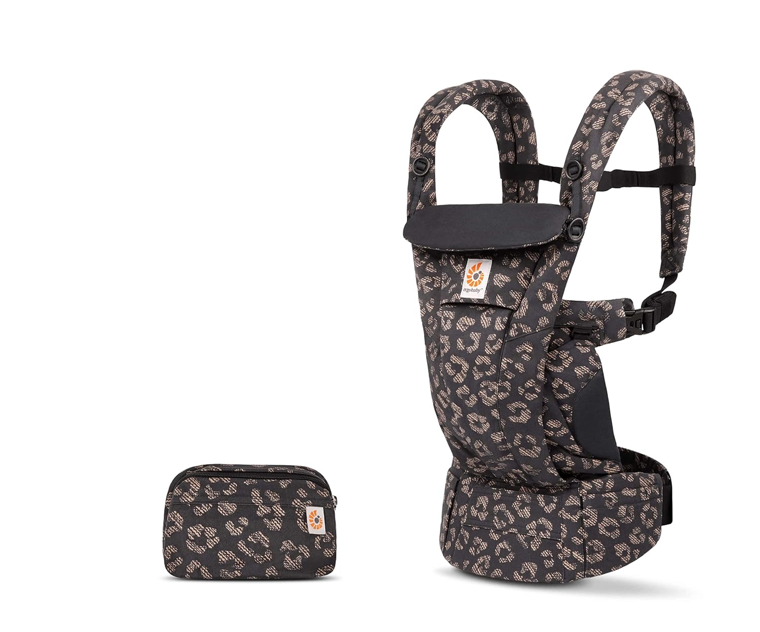 Ergobaby Omni Breeze Babytrage für Neugeborene ab Geburt bis 20kg, 4 Positionen SoftFlex Mesh Ergonomische Babybauchtrage Rückentrage Baby-Tragetasche, Natural Beige