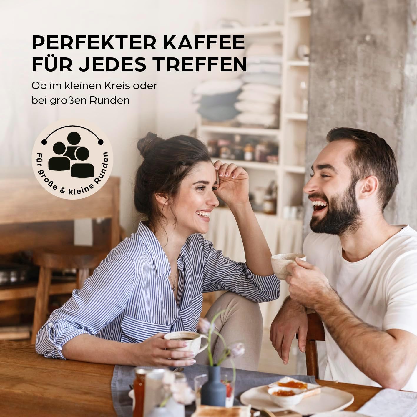 Barista Filterkaffeemaschine mit verstellbarem Mahlwerk & Thermokanne | Warmhaltefunktion, 24h Timer & Permanentfilter | Für 10 Tassen Kaffee | Kaffeemaschine für Bohnen & Pulver [Edelstahl]