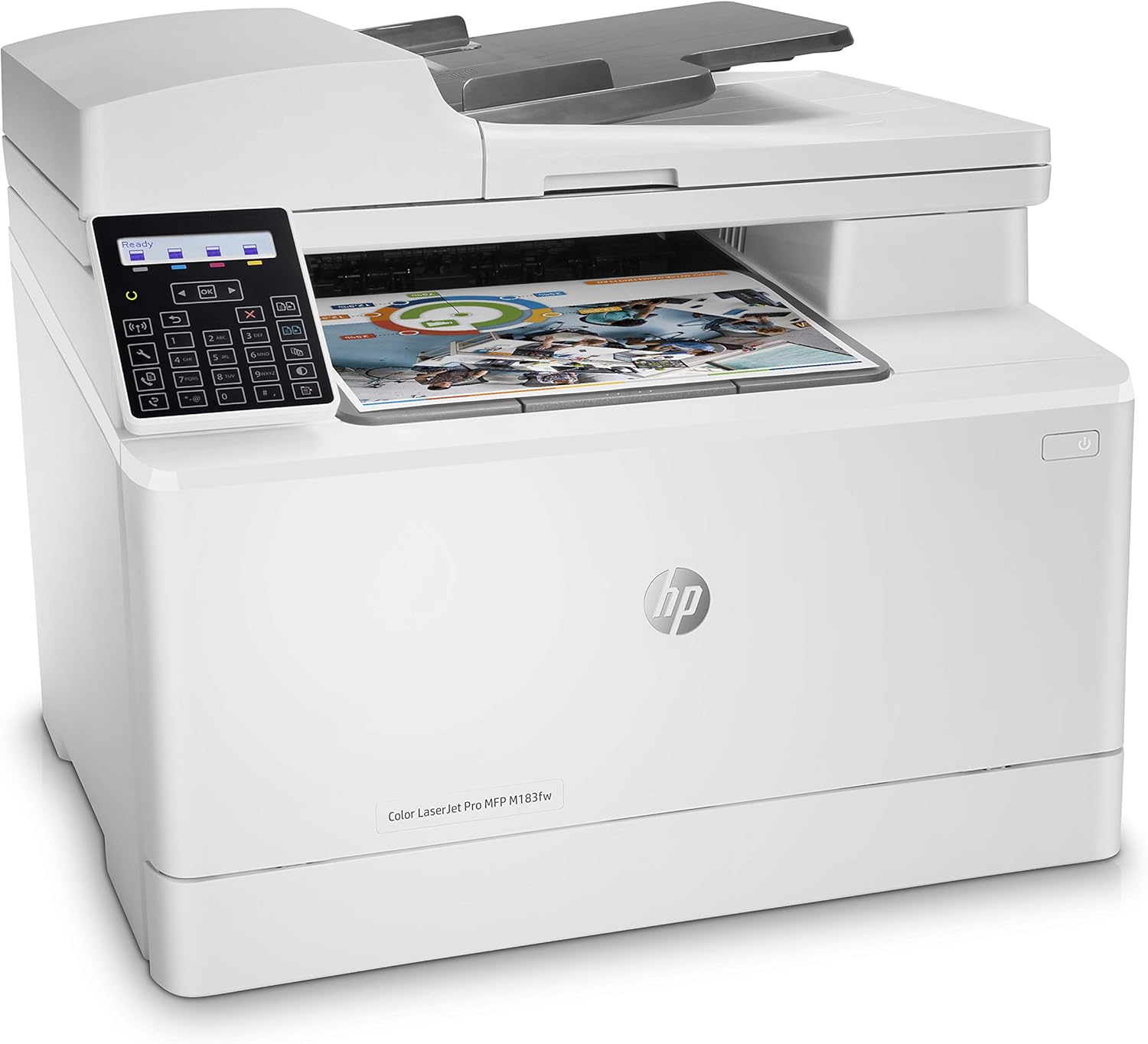 HP Color LaserJet Pro MFP 3302fdwg Multifunktions-Farblaserdrucker, Fax, Automatischer beidseitiger Druck, Touchscreen, Wi-Fi, Ethernet, USB, HP Wolf Pro Security