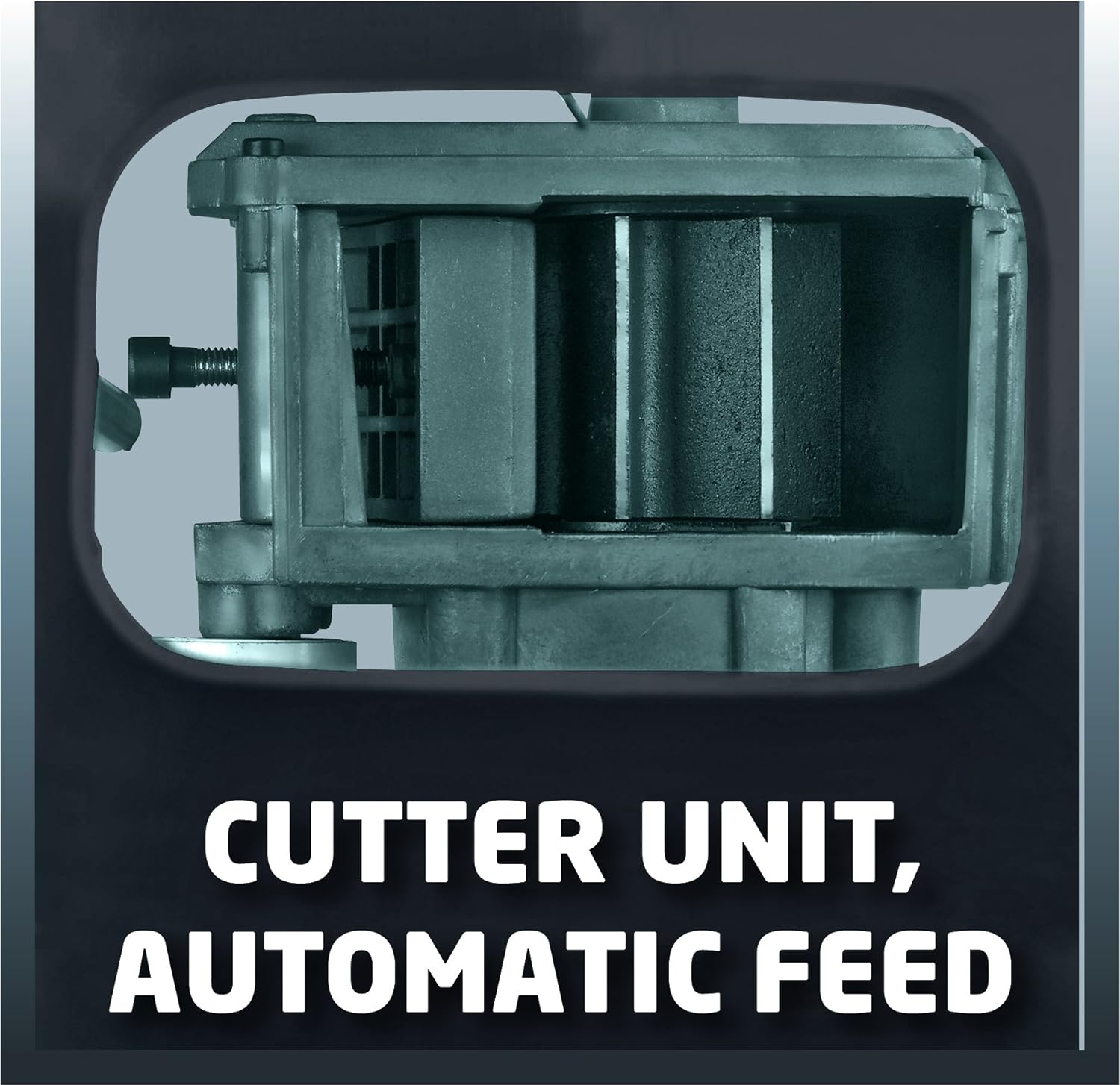 Einhell Elektro-Leisehäcksler GC-RS 2540 (Schneidwalze, Drehrichtungsumschalter, große Trichteröffnung, robustes Fahrgestell, inkl. Gartenabfallsack)