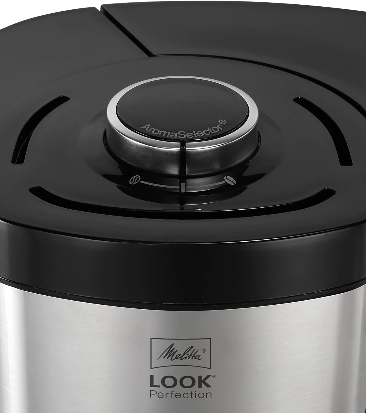 Melitta Look Perfection - Filterkaffeemaschine - mit Thermokanne - Tropfstopp - 10 Tassen - Schwarz (1025-16)
