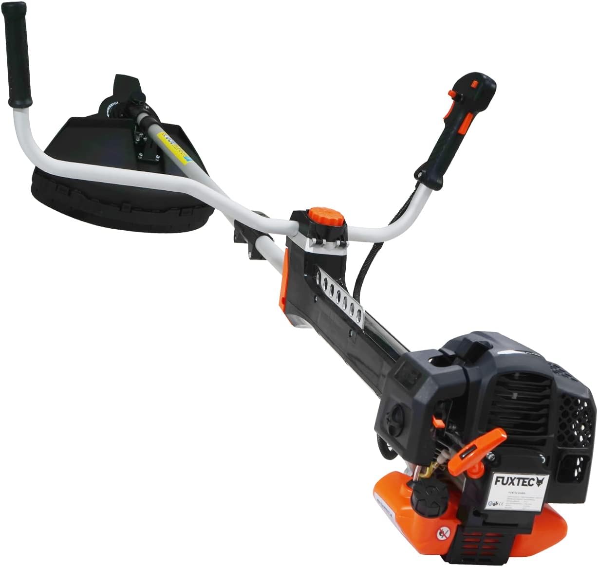 FUXTEC Profi Benzin Motorsense FX-PS162 – Profisense mit 62ccm, Faden und Komfort-Tragegurt – Rasentrimmer mit Antivibrationssystem – 2-Takt Freischneider Fadenspule