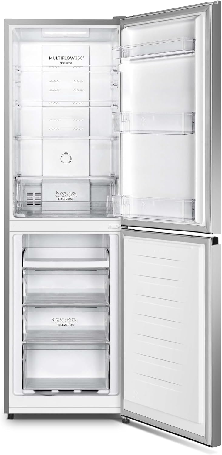 Gorenje N 619EAW4 Kühl-Gefrier-Kombination / LED Display / 186 cm / 300 l / NoFrostPLus / Gemüsefach mit Feuchteregler / FastFreeze / weiß
