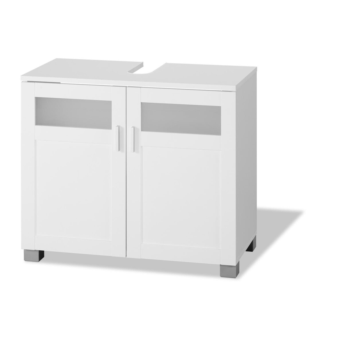 LIVARNO home Waschbeckenunterschrank »Basel«, mit Siphonausschnitt - B-Ware sehr gut