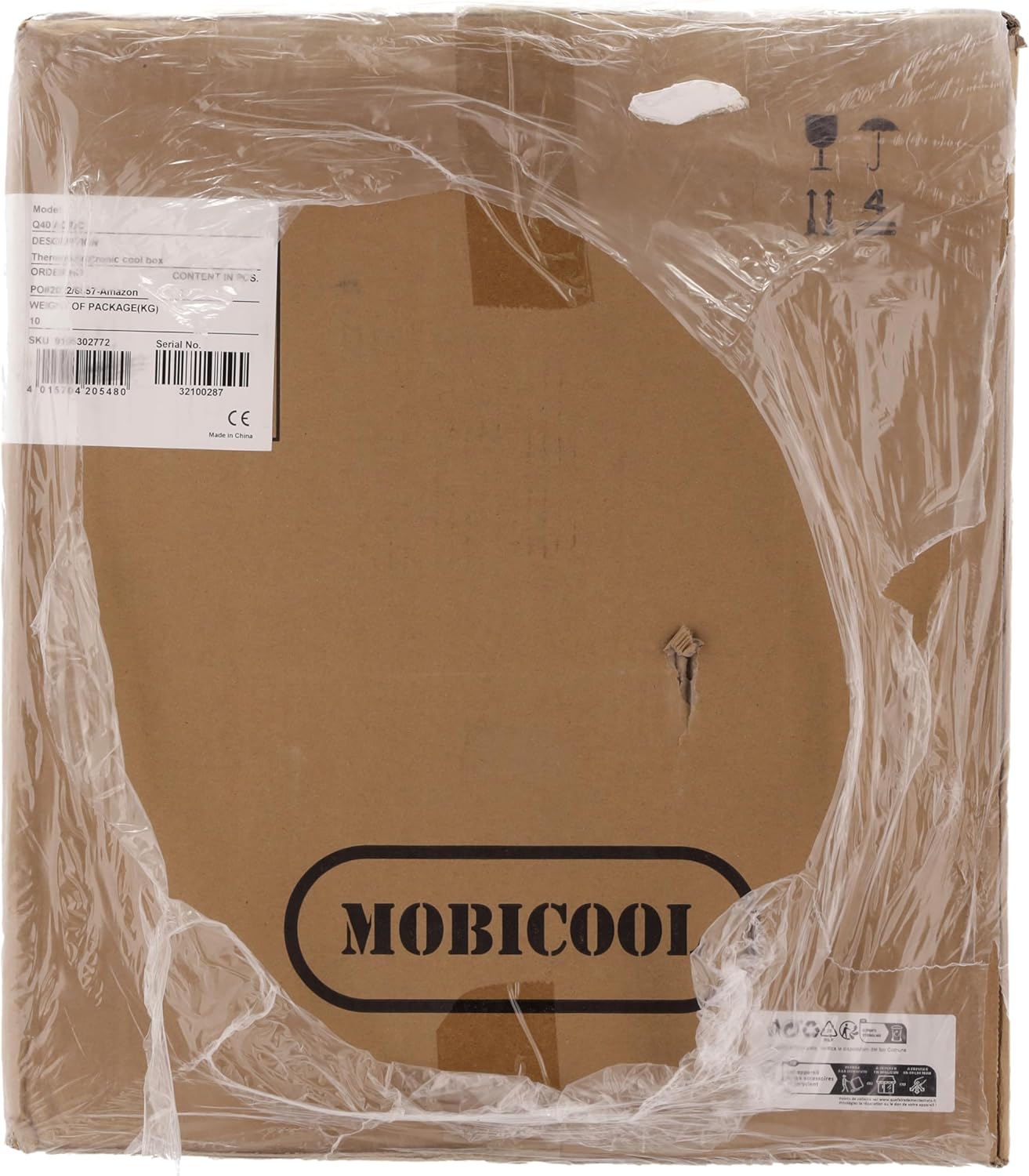 Mobicool Q40 AC/DC Portable Electric Aluminium Cooler, 39l, 12/230V, for Car, Truck, Boat, Camper Van, RV