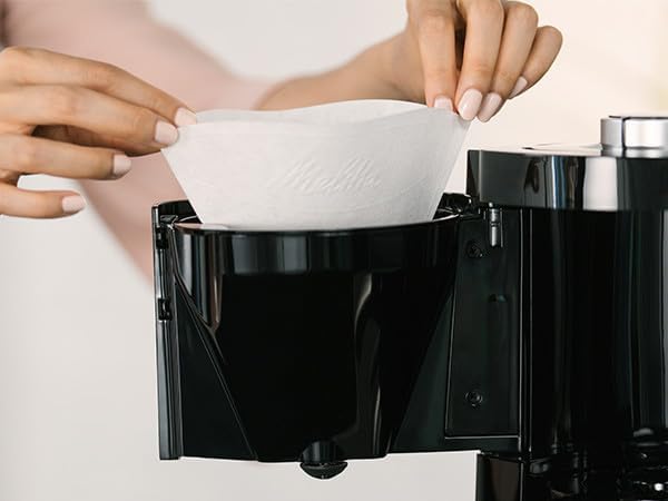 Melitta Look Perfection - Filterkaffeemaschine - mit Thermokanne - Tropfstopp - 10 Tassen - Schwarz (1025-16)