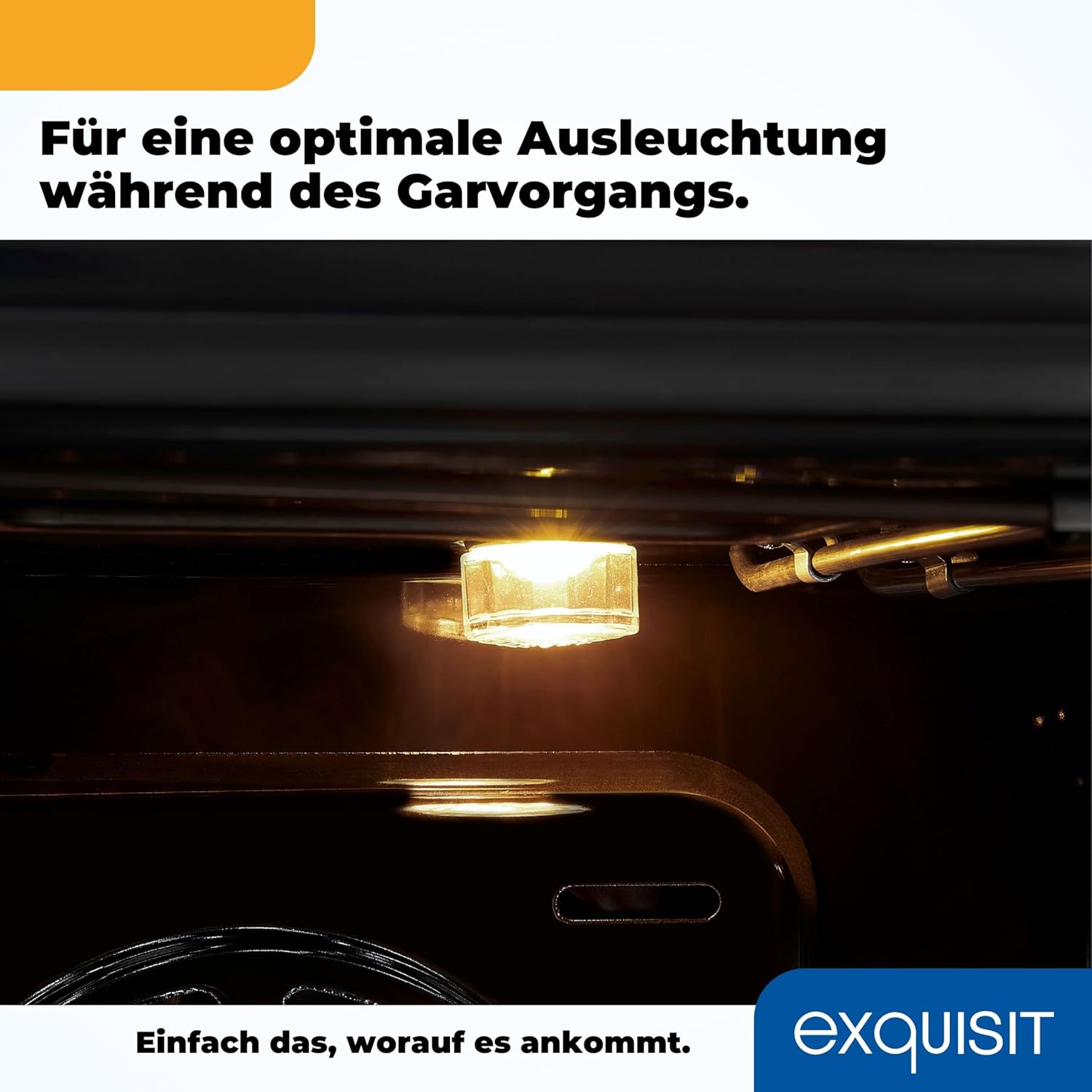 Exquisit Standherd, Standherd 50 cm Breite, Massekochfeld, einfach zu bedienen, 48 l Garraum, Elektro-Standherd 50 cm, EH9-3-090 weiss