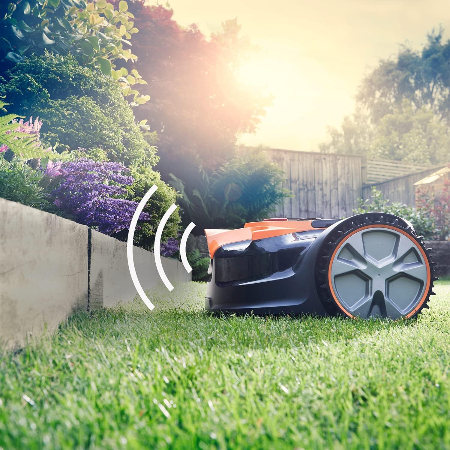 LawnMaster VBRM16 OcuMow Mhroboter für geeignet für bis zu 100 qm-Selbstfahrender Rasenmher Roboter mit MX 24V 4.0Ah Lithium-Ionen Akku Ohne Kabel