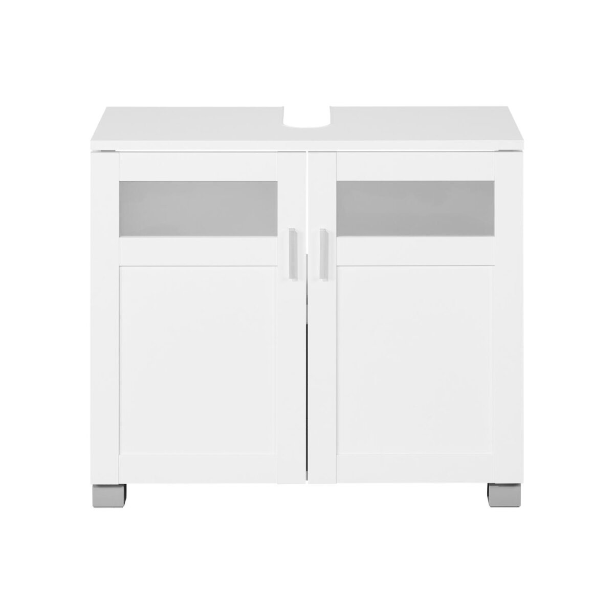 LIVARNO home Waschbeckenunterschrank »Basel«, mit Siphonausschnitt - B-Ware sehr gut