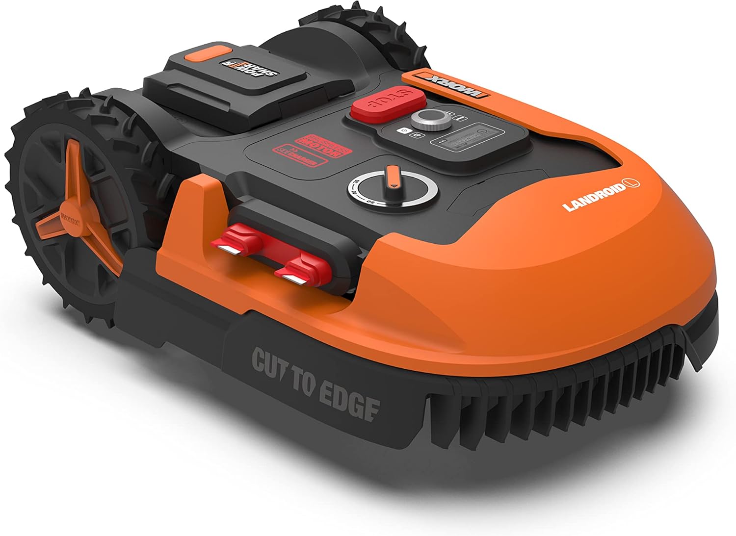 WORX Landroid M WR141E Mhroboter/Akkurasenmher für kleine Grten bis 500 qm/Selbstfahrender Rasenmher für einen sauberen Rasenschnitt, Bunt