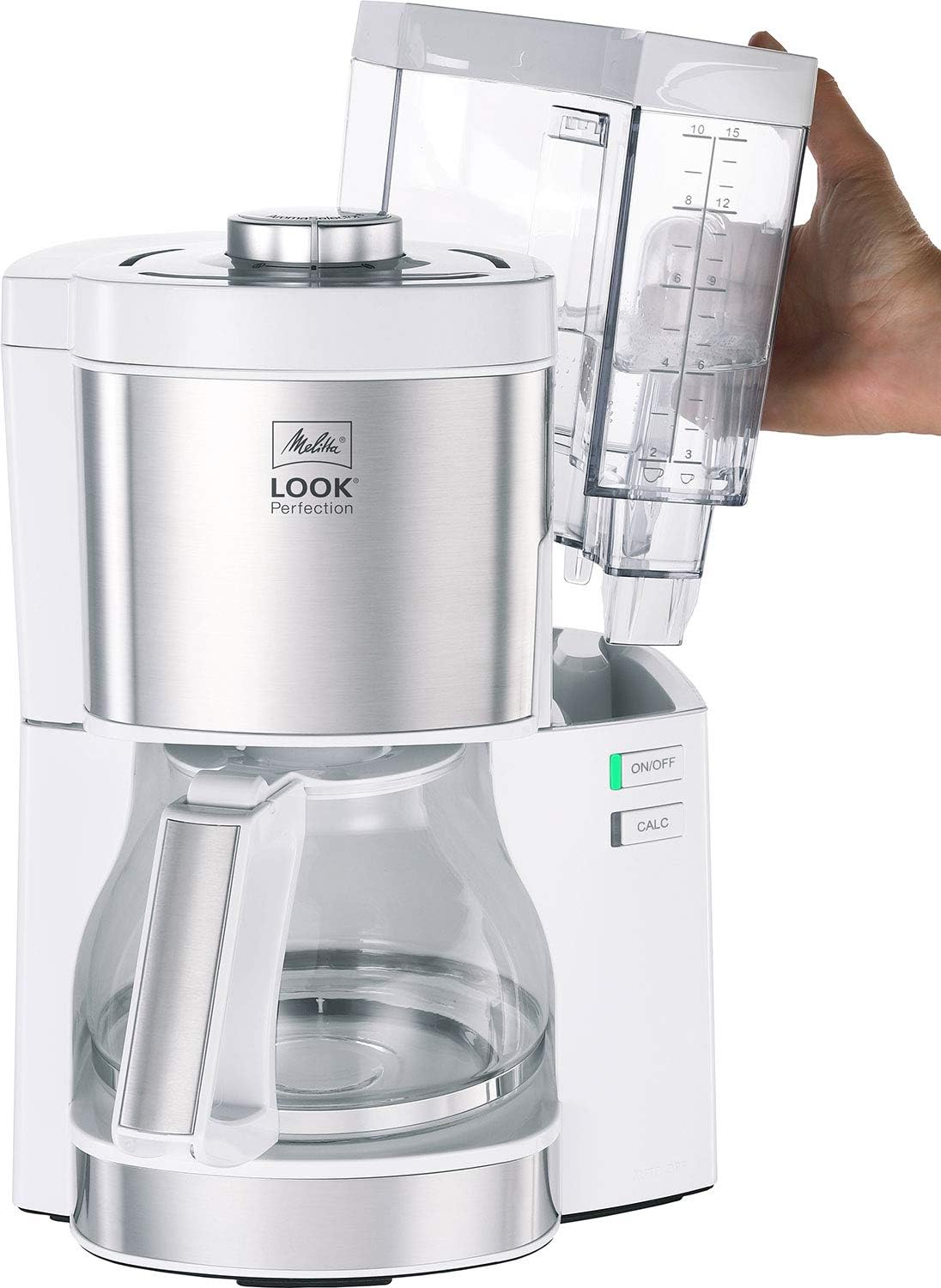 Melitta Look Perfection - Filterkaffeemaschine - mit Thermokanne - Tropfstopp - 10 Tassen - Schwarz (1025-16)