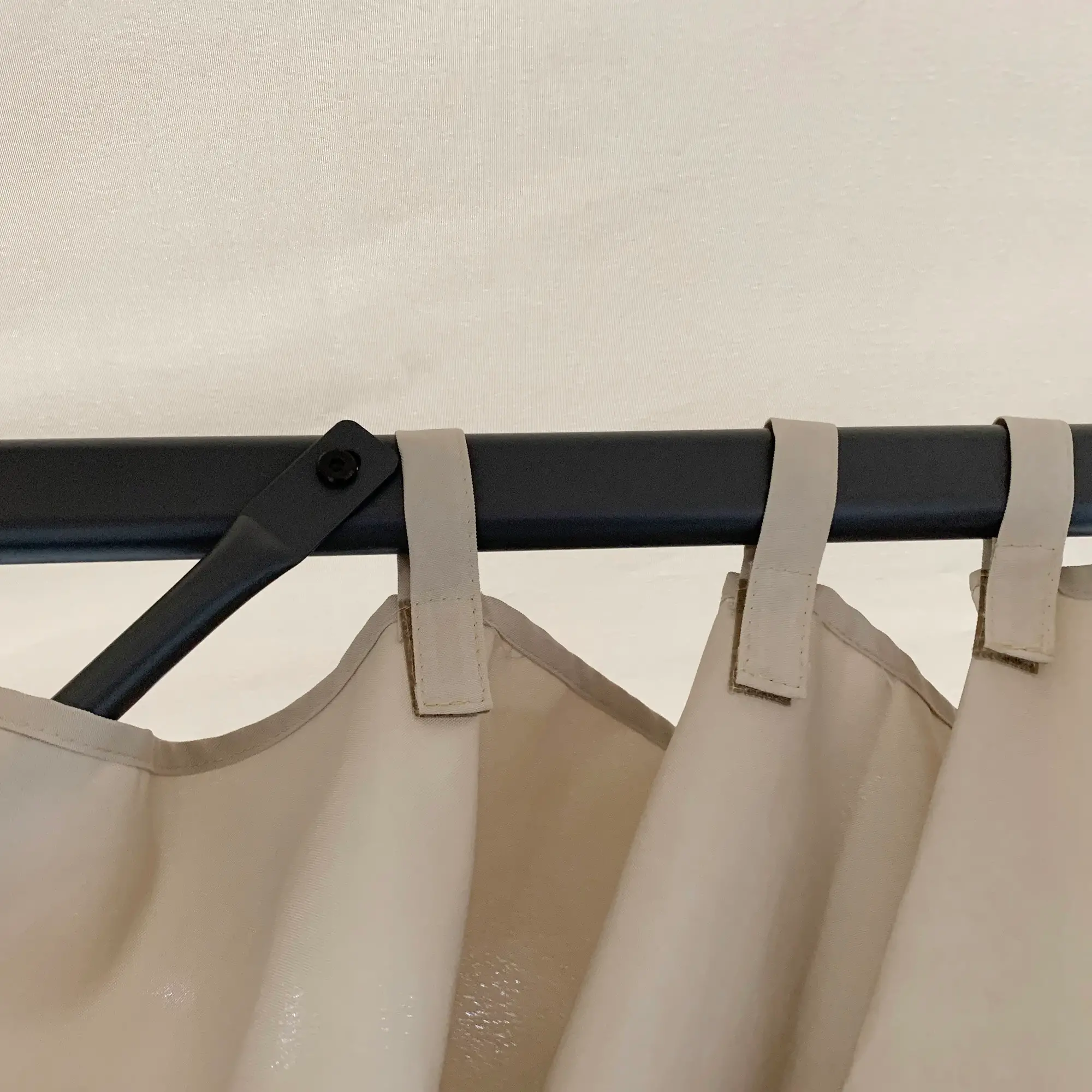 Outsunny Pavillon 3x3 m mit Seitenteilen & Belüftung Khaki