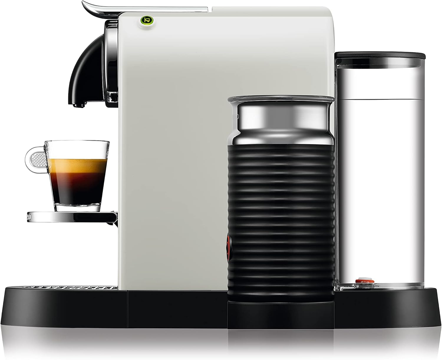 Nespresso De'Longhi EN267.BAE Citiz Kaffeemaschine mit Milchaufschäumer, Energiesparfunktion, 1710W, 1 Liter, 37.2 x 21.8 x 27.7 cm, Schwarz