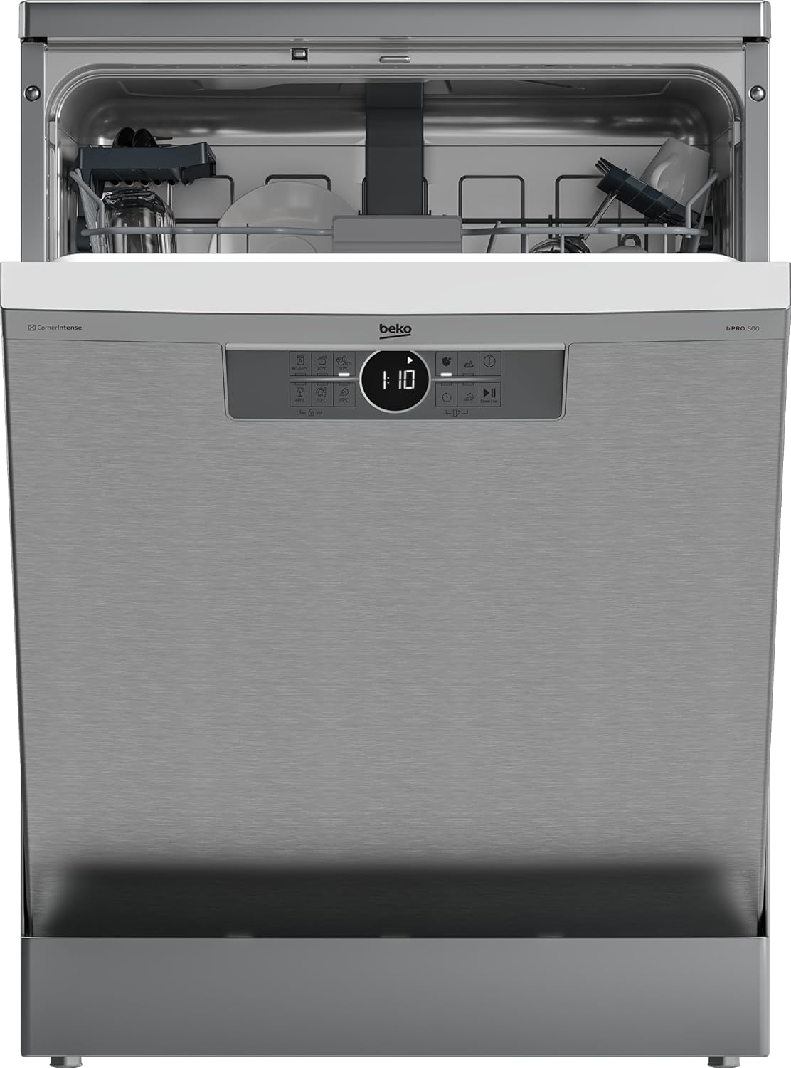 Beko BDFN26420W b300 freistehender Geschirrspüler, unterbaufhig, Platz für 14 Magedecke, Pro Inverter Motor, TrayWash, HygieneIntense, 6 Programme, WaterSafe+, Wei