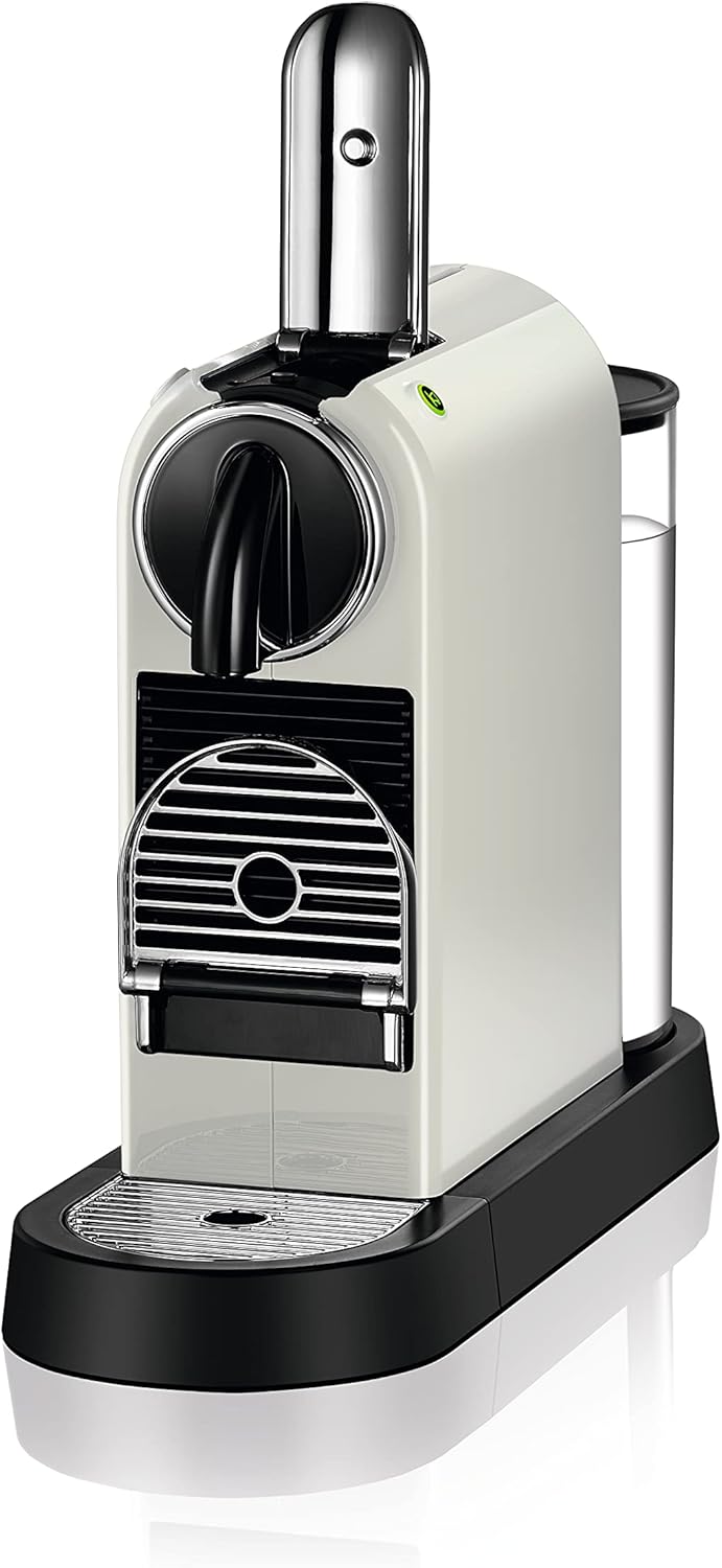 Nespresso De'Longhi EN267.BAE Citiz Kaffeemaschine mit Milchaufschäumer, Energiesparfunktion, 1710W, 1 Liter, 37.2 x 21.8 x 27.7 cm, Schwarz