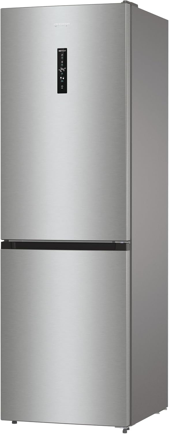 Gorenje N 619EAW4 Kühl-Gefrier-Kombination / LED Display / 186 cm / 300 l / NoFrostPLus / Gemüsefach mit Feuchteregler / FastFreeze / weiß