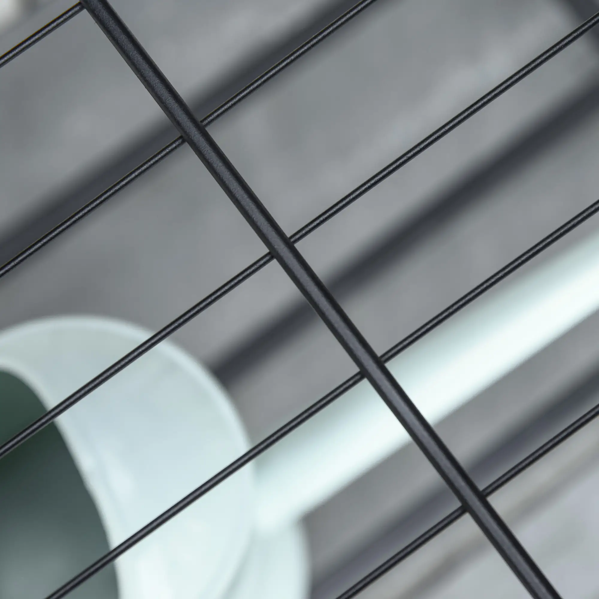 Outsunny Hochbeet Pflanzkübel rückenschonend mit Ablage Poly-Rattan