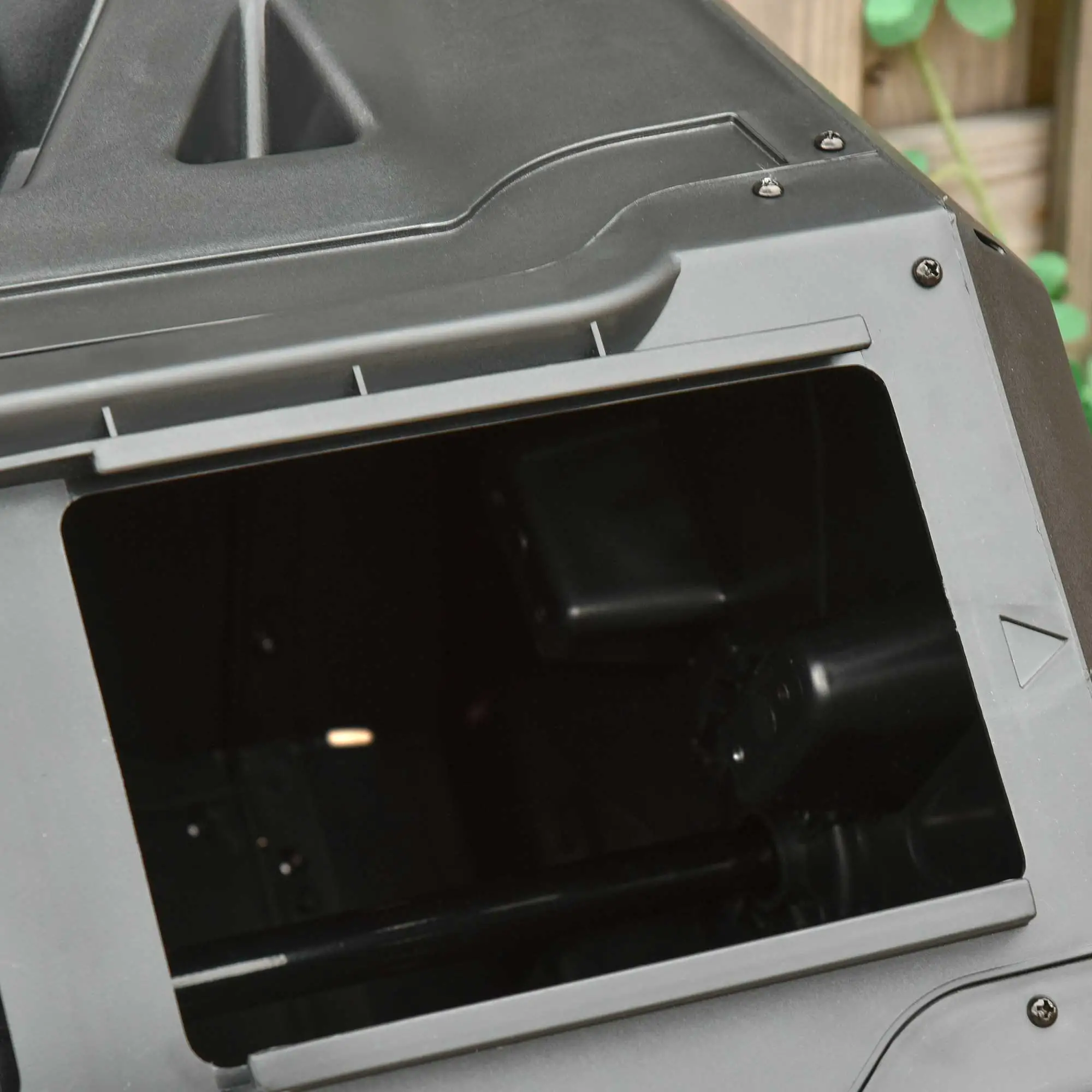 Outsunny Komposter Trommel 2 Kammern 360° drehbar