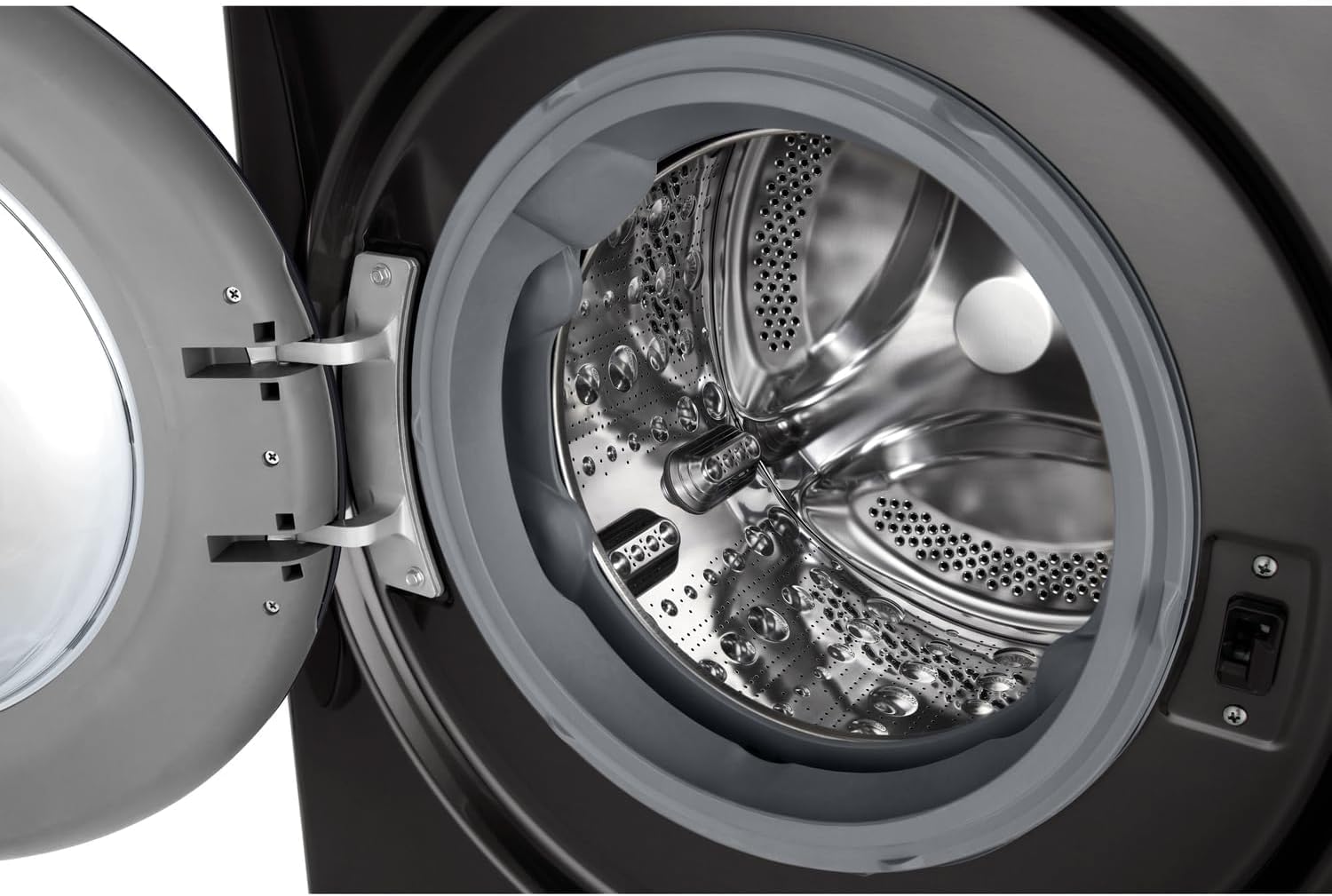 LG F4WV7080, Klasse A, Frontlader-Waschmaschine 8 kg, 1400 U/Min, AI Direct Drive, Wi-Fi, Tiefenreinigung mit Dampf, Große Kapazität, TRIPLE A, Außentür aus Sicherheitsglas, 62 x 60 x 85 cm ꟷ Weiß