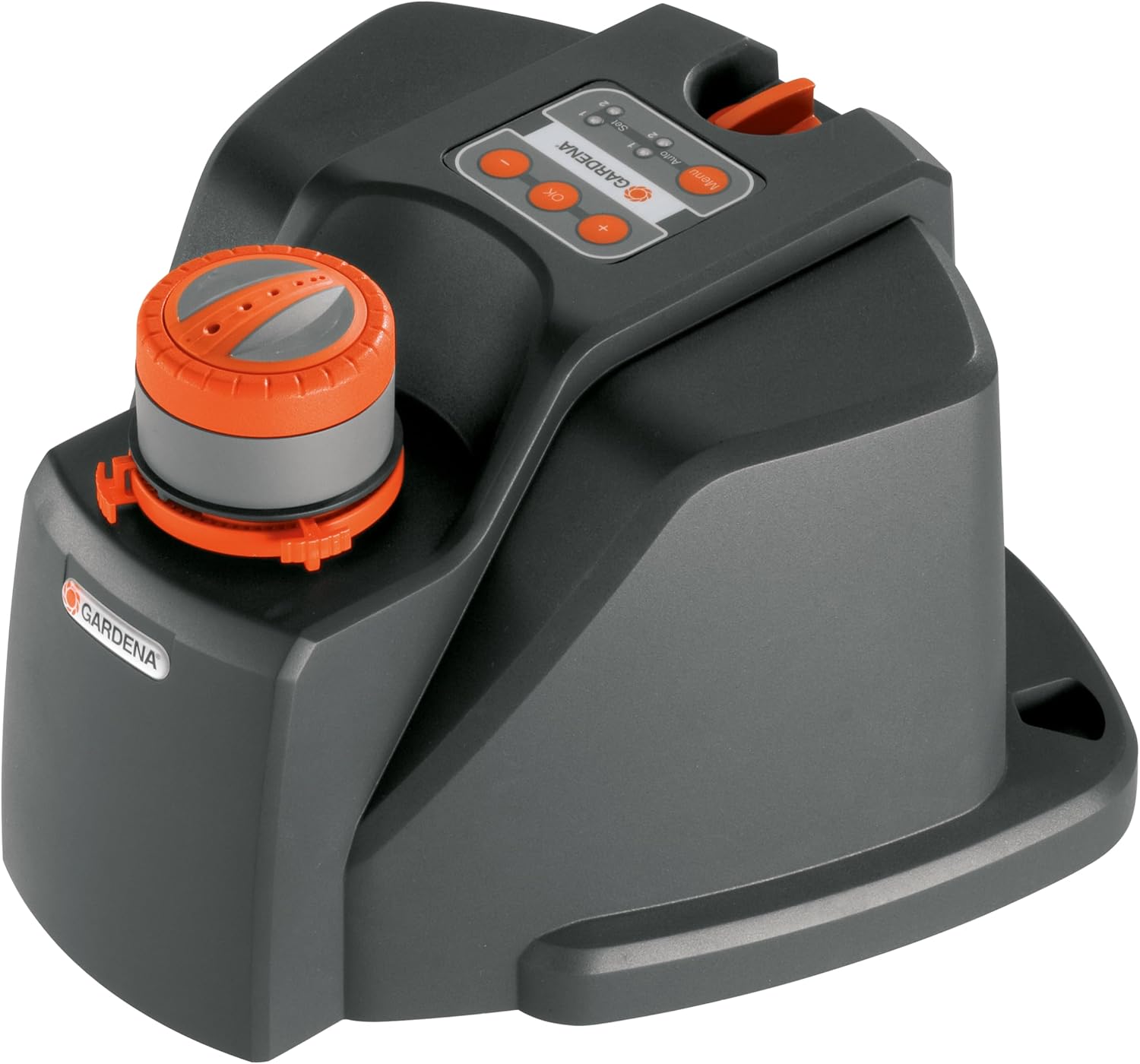 Gardena Comfort Vielflchenregner AquaContour Automatic: Flchenbewsserung für die individuelle Bewsserung nahezu jeder Gartenkontur, einfache Programmierung, Reichweite 2,5-10,5 m (8133-20)