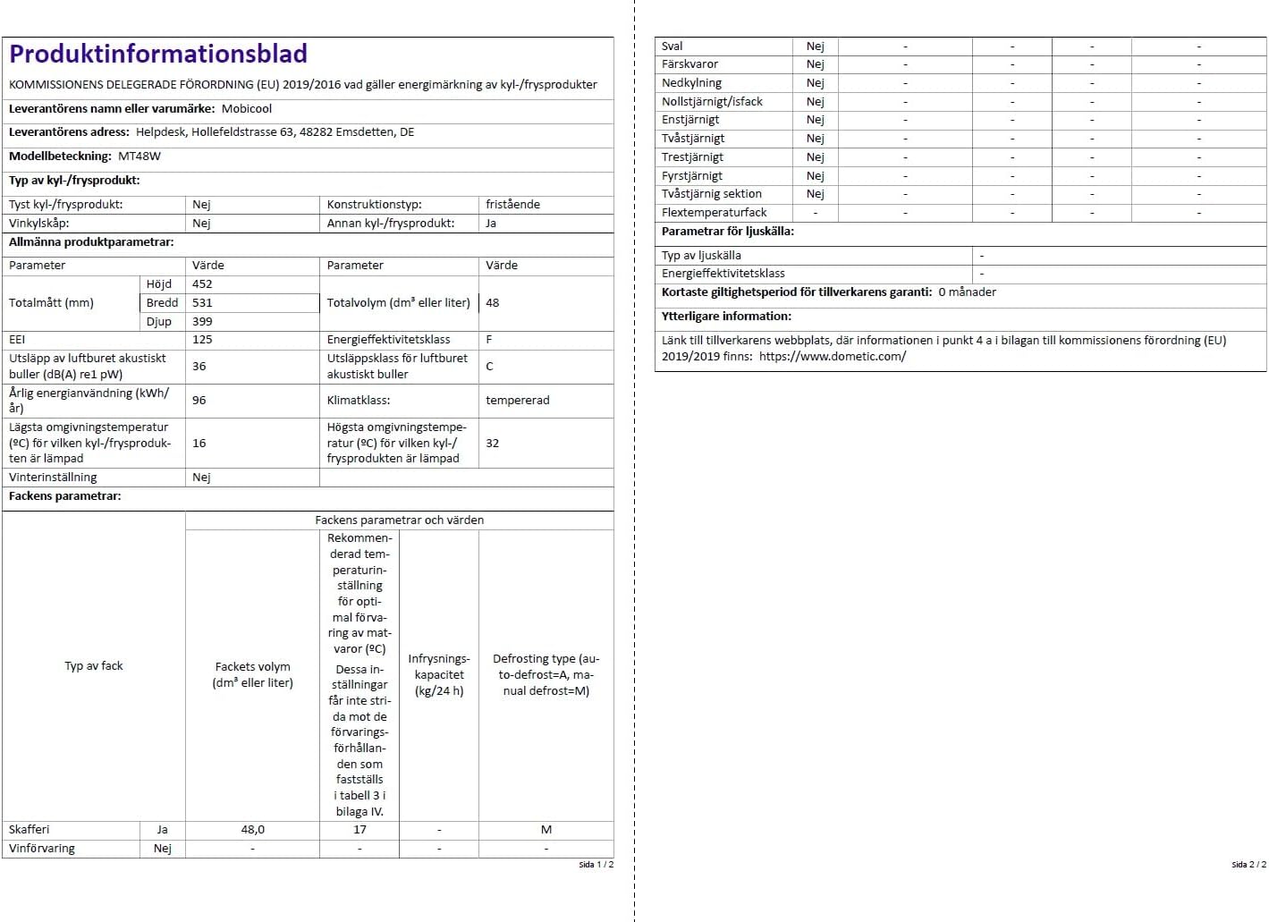 Mobicool MT48W AC/DC - elektrische Kühlbox mit Rollen passend für eine komplette Getrnkekiste / Bierkiste, 48 Liter, 12 V und 230 V für Auto, Lkw, Boot, Reisemobil und Steckdose, Blau