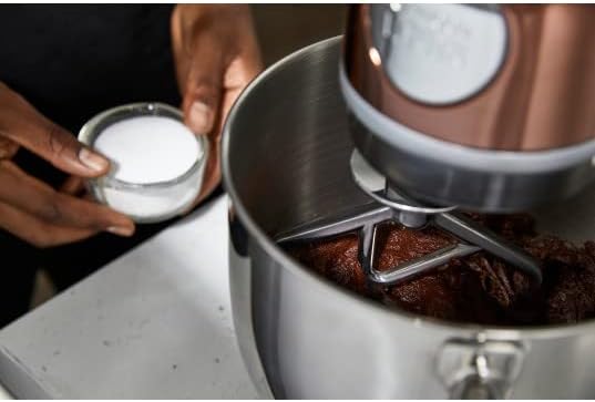 Kenwood kMix KMX750RD Küchenmaschine, 5 l Edelstahl Schüssel, Safe-Use-Sicherheitssystem, Metallgehuse, 1000 Watt, inkl. 3-Teiligem Patisserie-Set und Spritzschutz, Rot