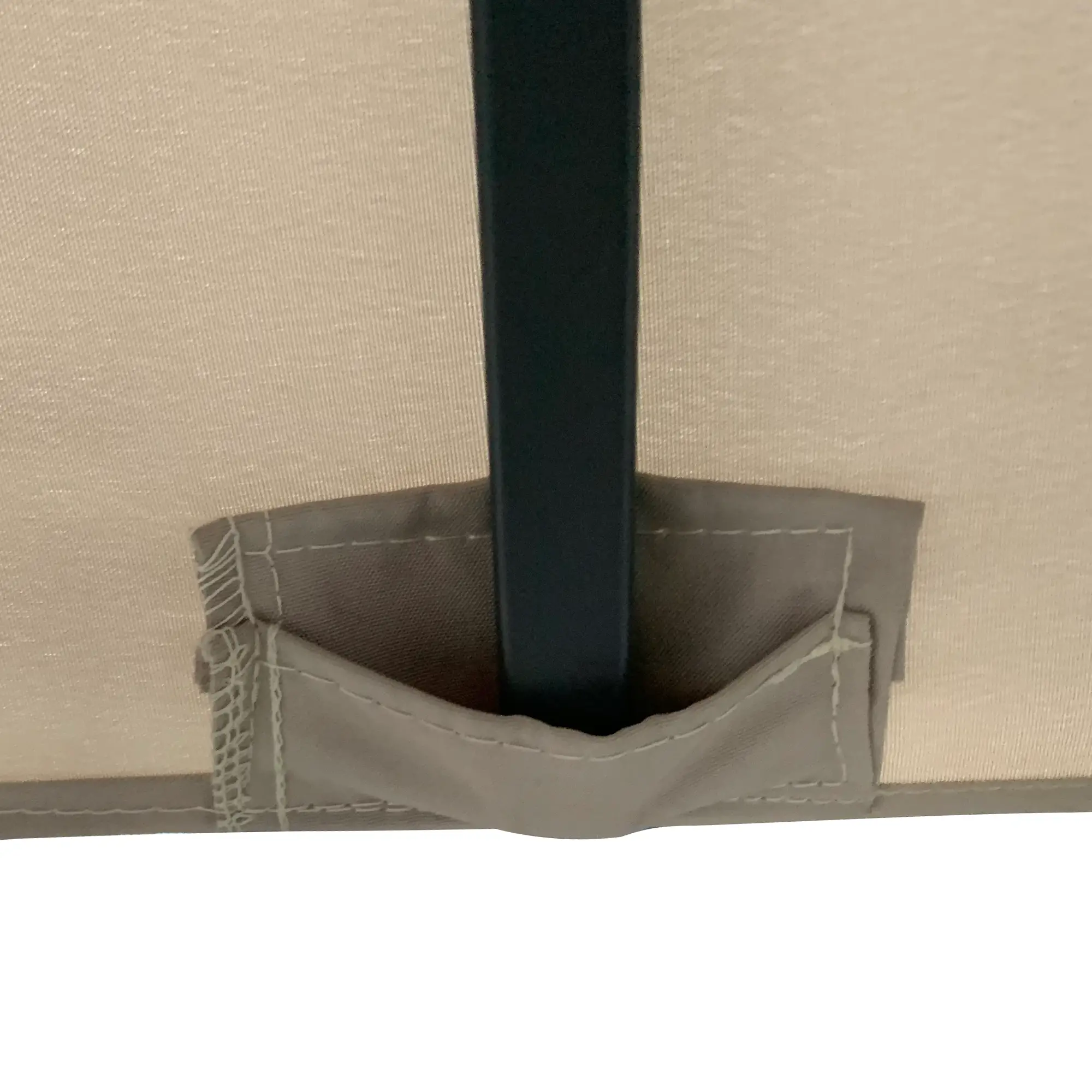 Outsunny Pavillon 3x3 m mit Seitenteilen & Belüftung Khaki