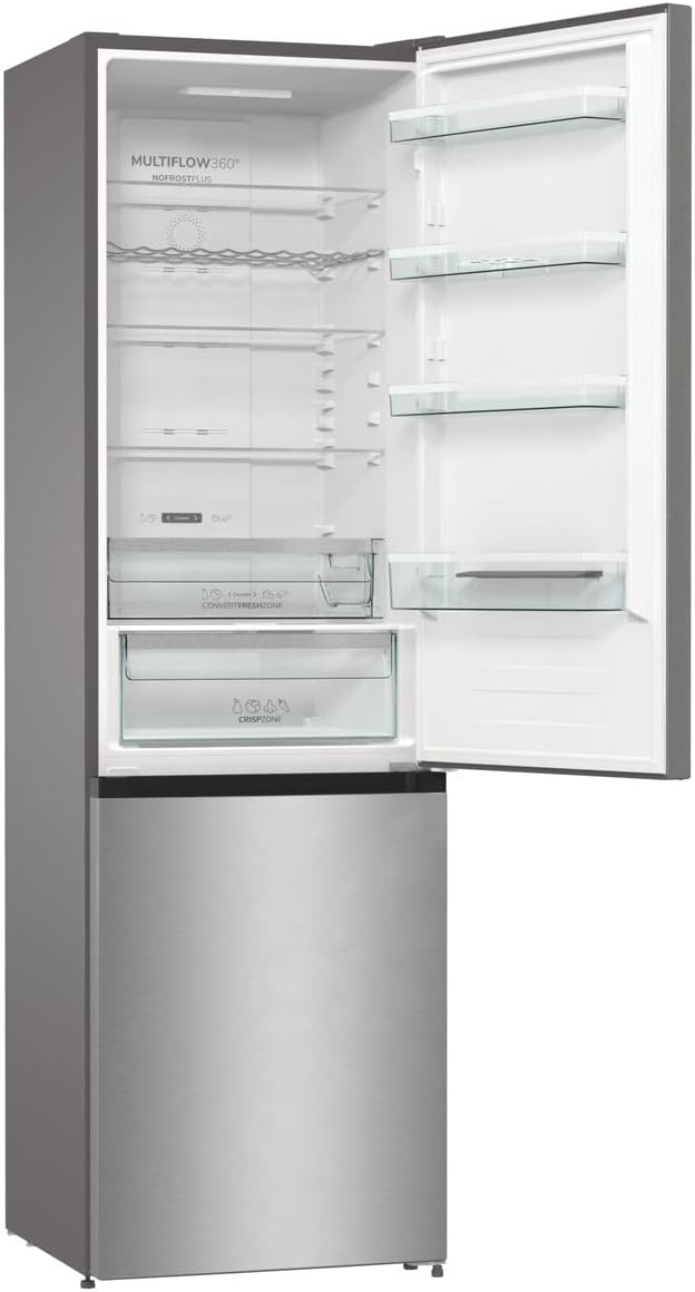 Gorenje N 619EAW4 Kühl-Gefrier-Kombination / LED Display / 186 cm / 300 l / NoFrostPLus / Gemüsefach mit Feuchteregler / FastFreeze / weiß