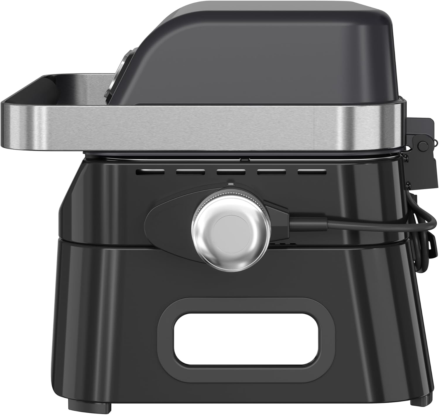 Campingaz Grill Attitude2go, Gasgrill & Elektrogrill, Tischgrill, tragbarer Balkon-, Camping-Grill, mit Deckel, Thermometer und Gusseisen-Grillrost, Betrieb mit Gas oder Elektro