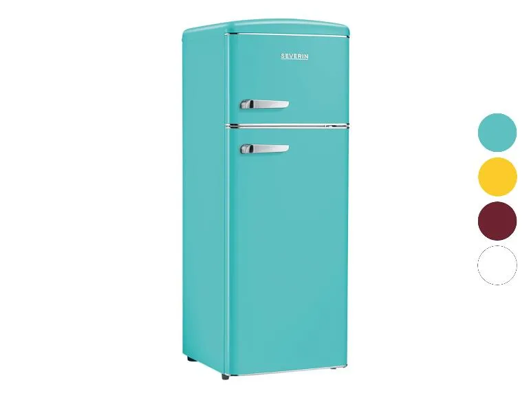 Kühl-/Gefrierkombination, im stilechten Retro-Design