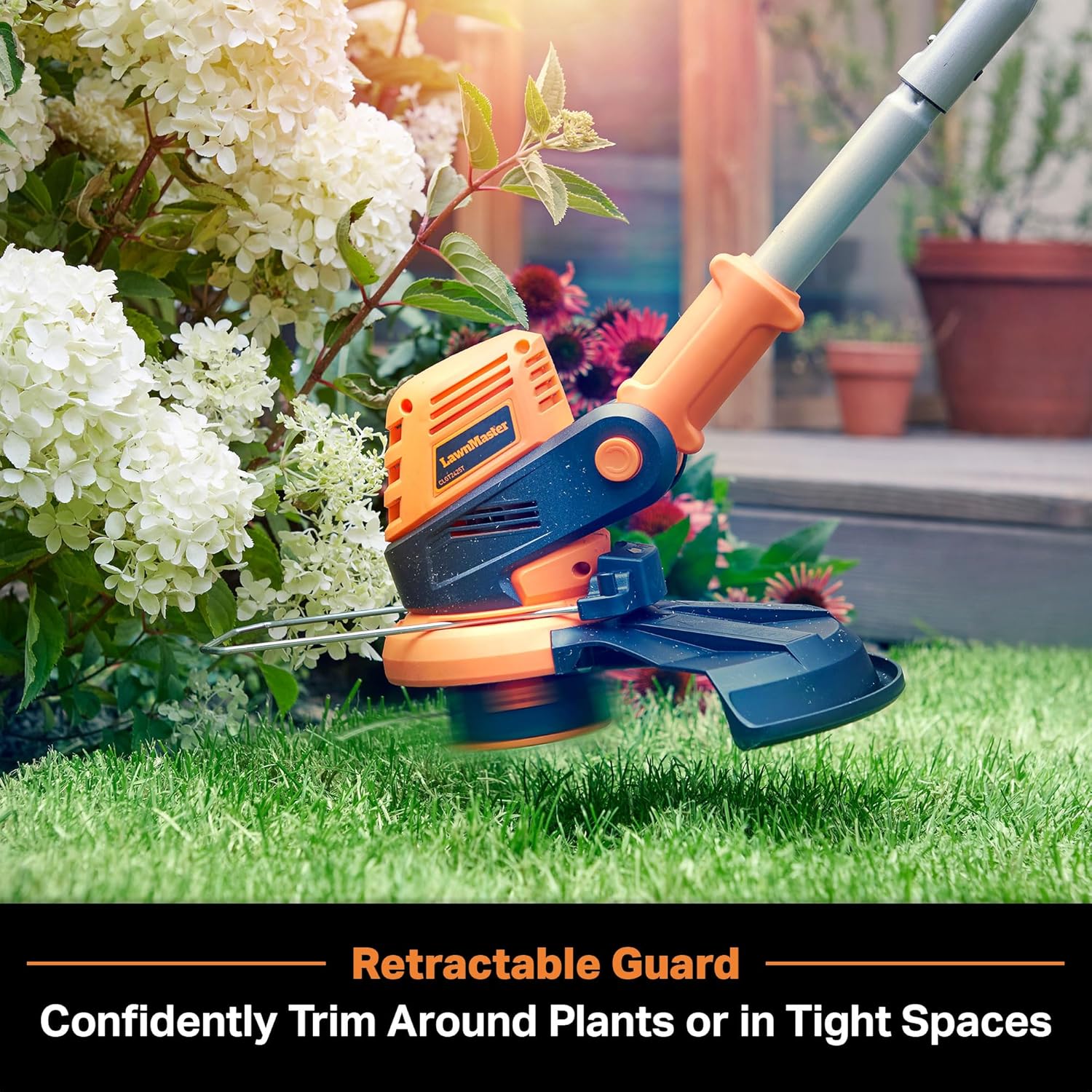 LawnMaster VBRM16 OcuMow Mhroboter für geeignet für bis zu 100 qm-Selbstfahrender Rasenmher Roboter mit MX 24V 4.0Ah Lithium-Ionen Akku Ohne Kabel