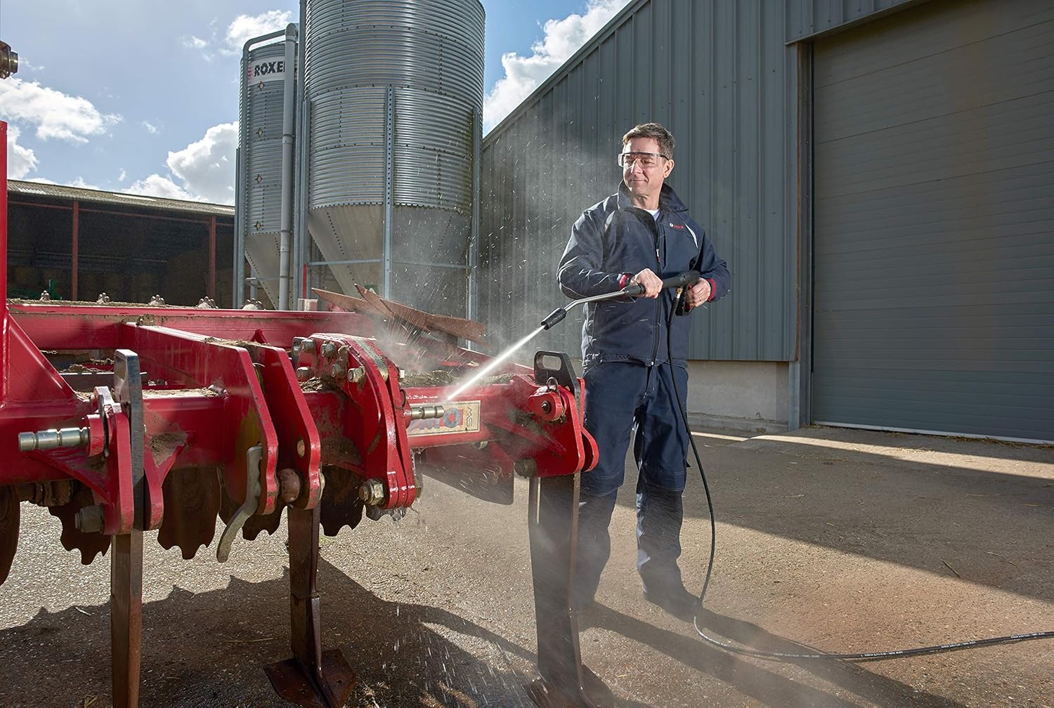 Bosch Professional Hochdruckreiniger GHP 5-75 X (max. Druck 185 bar, 2.600 Watt, inkl. Bosch-Pistole, Rotordüse, verstellbare 3-in-1-Lanze)