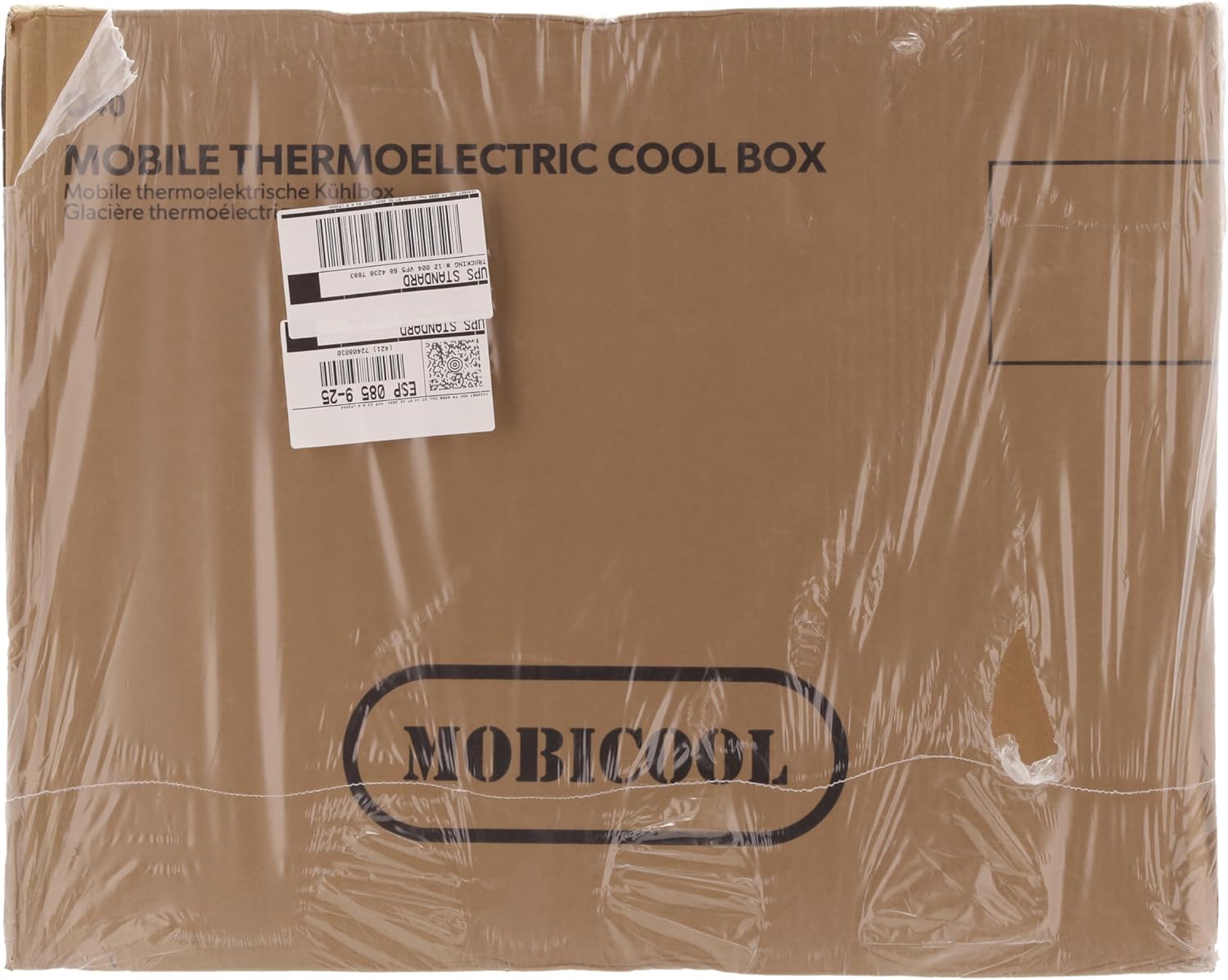 Mobicool Q40 AC/DC Portable Electric Aluminium Cooler, 39l, 12/230V, for Car, Truck, Boat, Camper Van, RV