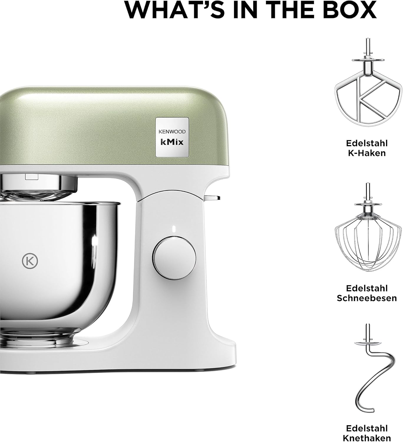 Kenwood kMix KMX750RD Küchenmaschine, 5 l Edelstahl Schüssel, Safe-Use-Sicherheitssystem, Metallgehuse, 1000 Watt, inkl. 3-Teiligem Patisserie-Set und Spritzschutz, Rot