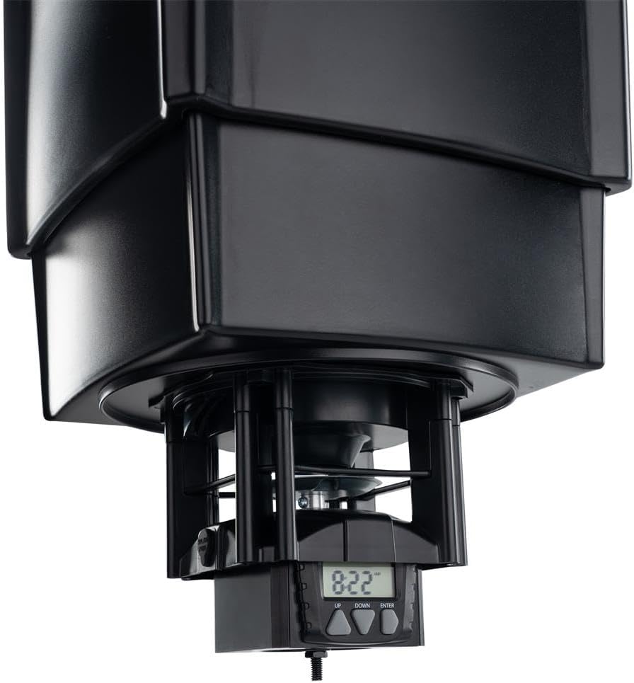 DÖRR Futterstreuer Compact - 4 Fütterungszeiten - Wildtiere - Fische - Einfache Steuerung - Verschiedene Futterarten - Mit Behälter