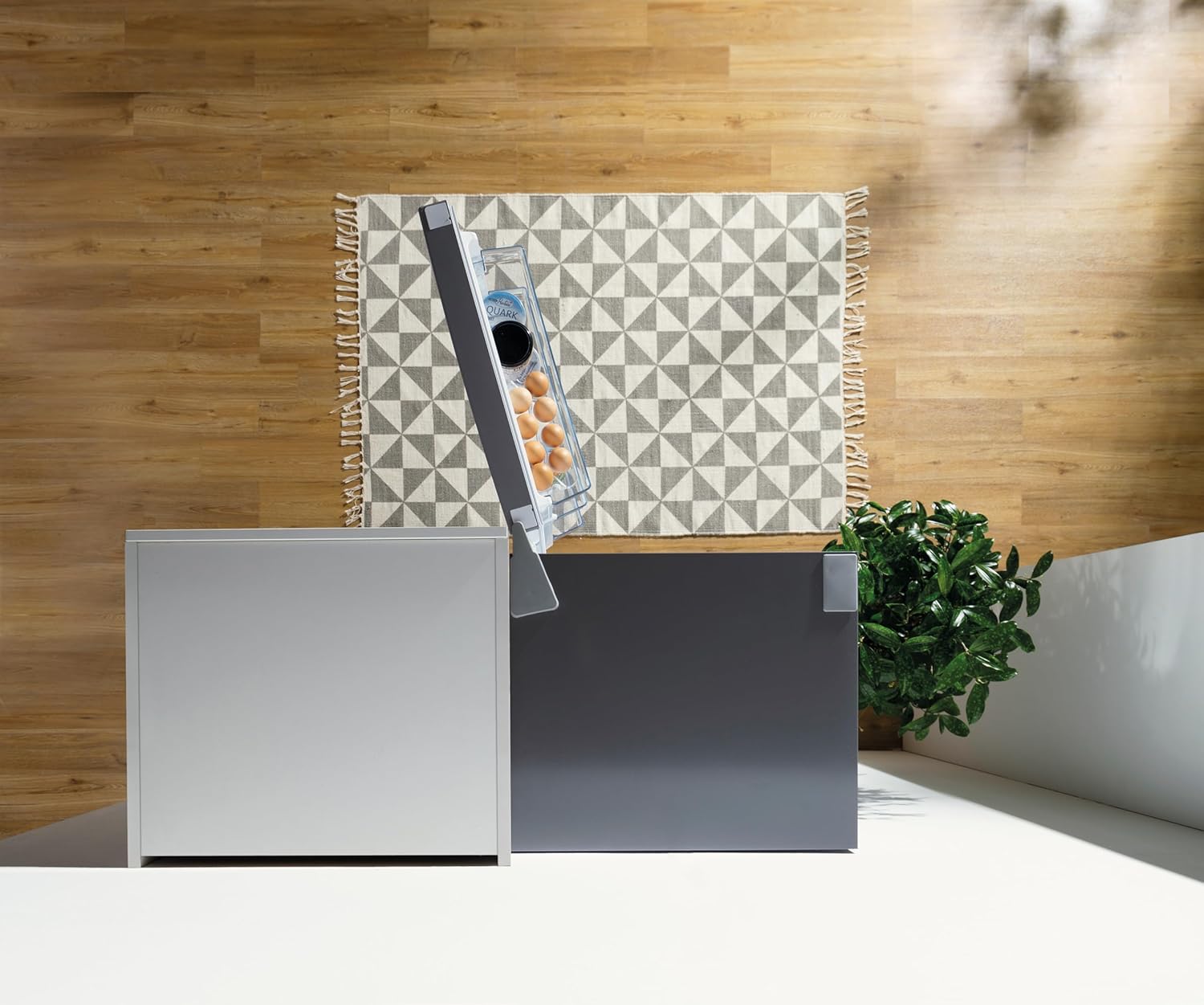 Gorenje N 619EAW4 Kühl-Gefrier-Kombination / LED Display / 186 cm / 300 l / NoFrostPLus / Gemüsefach mit Feuchteregler / FastFreeze / weiß