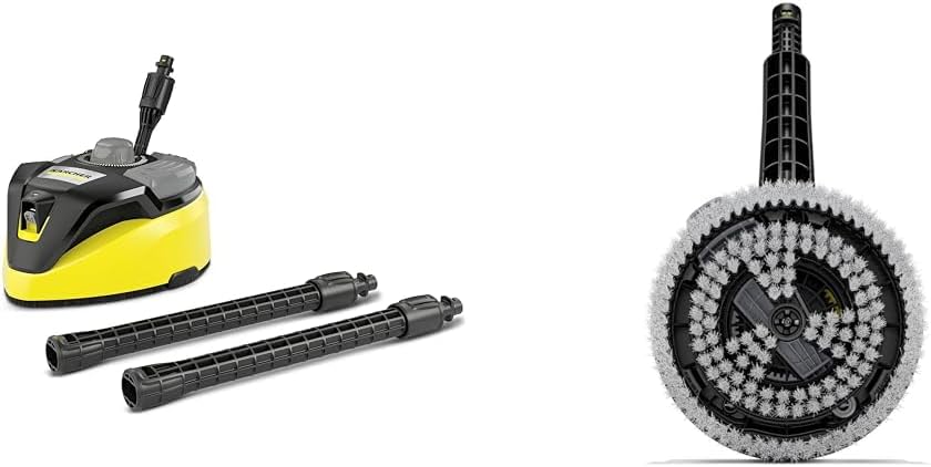 Krcher Flchenreiniger T-Racer T 7 Plus (Spritzwasserschutz, für groe Flchen, zwei Flachstrahldüsen, Handgriff für senkrechtes arbeiten, Powerdüse, Spüldüse)