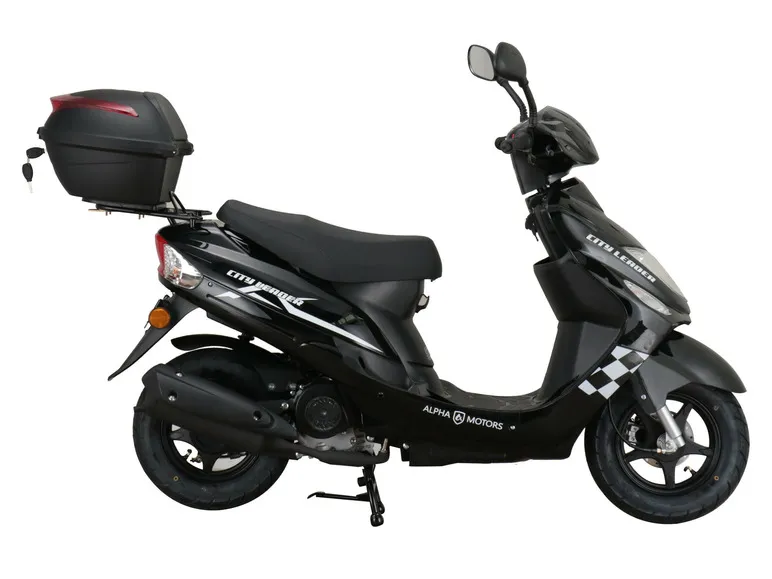 Motorroller CityLeader 50 ccm EURO 5 inkl. Topcase