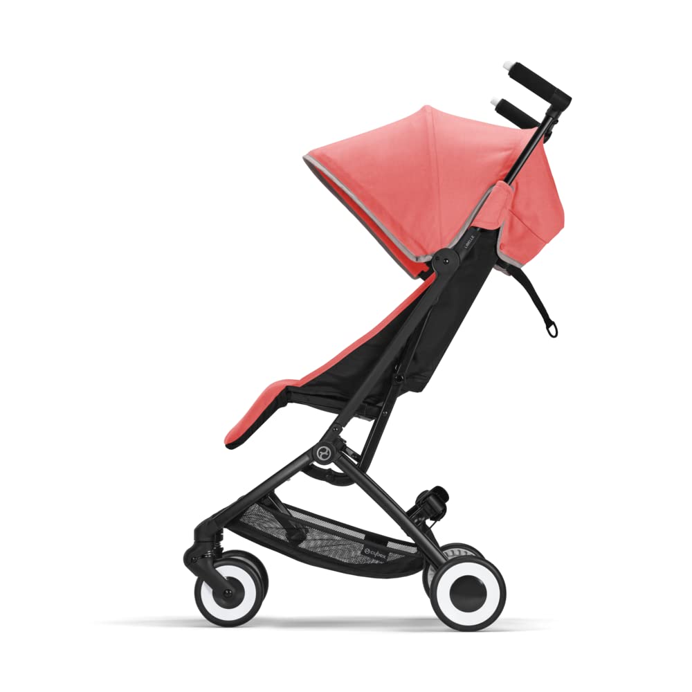 CYBEX Gold Kinderwagen Libelle mit One-Pull Harness, Von ca. 6 Monaten bis ca. 4 Jahre (max. 22 kg), Ultraleicht (nur 6 kg), Almond Beige (Beige mit taupefarbenem Rahmen)