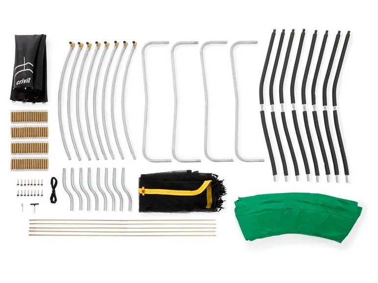 Gartentrampolin, Ø 400 cm, mit Sicherheitsnetz