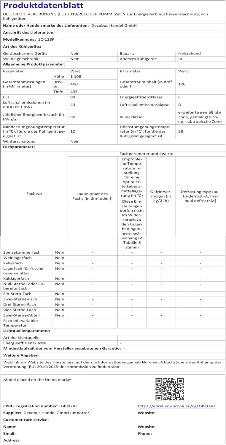 Merax Kühlschrank 128L, Freistehend Getränkekühler mit 120L-Kühlschrank + 8L-Gefrierschrank, mit LED-Innenbeleuchtung und Verstellbare Einlegeböden, Superleise für Restaurant, Bar, Getränke und Bier