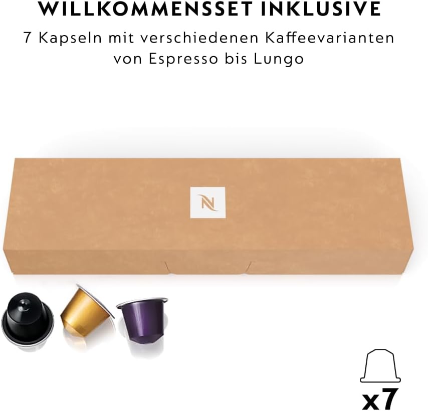Nespresso De'Longhi EN267.BAE Citiz Kaffeemaschine mit Milchaufschäumer, Energiesparfunktion, 1710W, 1 Liter, 37.2 x 21.8 x 27.7 cm, Schwarz
