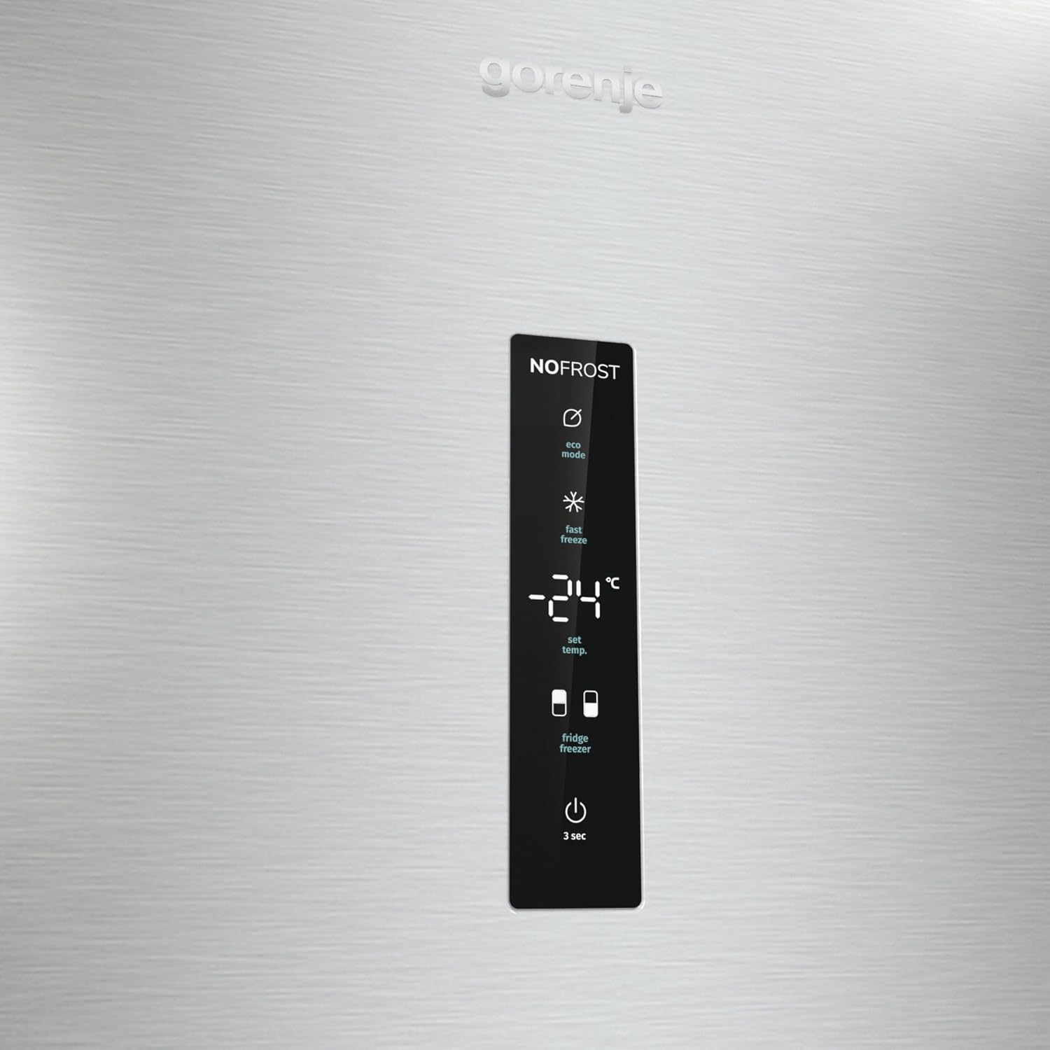 Gorenje N 619EAW4 Kühl-Gefrier-Kombination / LED Display / 186 cm / 300 l / NoFrostPLus / Gemüsefach mit Feuchteregler / FastFreeze / weiß