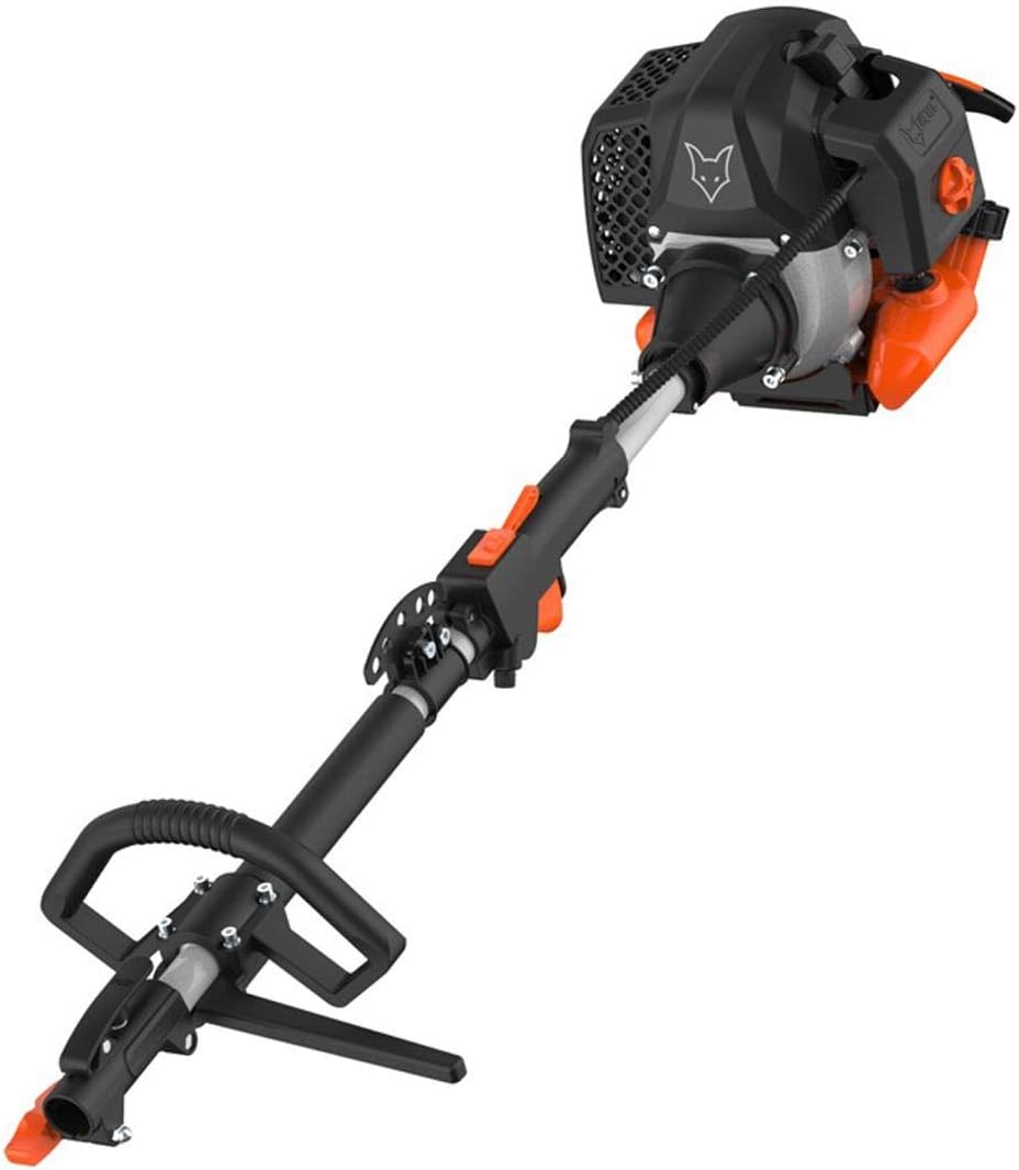 FUXTEC Benzin Motorsense FX-MT252ER 5in1 Multitool, 52 ccm, Tragegurt inkl. 1m Verlängerung 3 PS Kombigerät Heckenschere mit verstellbarem Hochentaster Kombisystem Freischneider 2-Takt