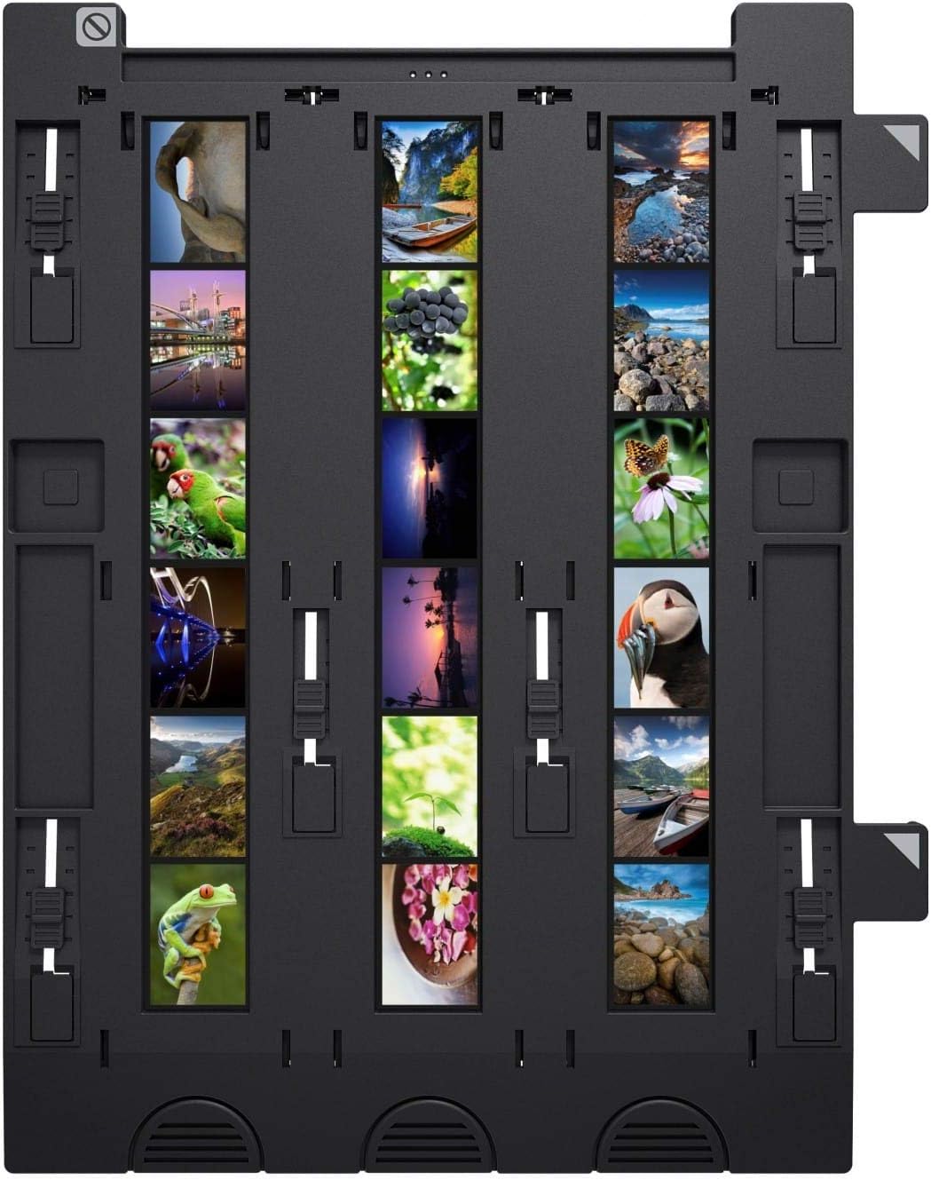 Epson Perfection V850, professioneller Fotoscanner, Scanner zum Digitalisieren von Fotos, Vorlagen, Dias und Negativen, Flachbettscanner mit hoher Auflösung, schwarz/silber