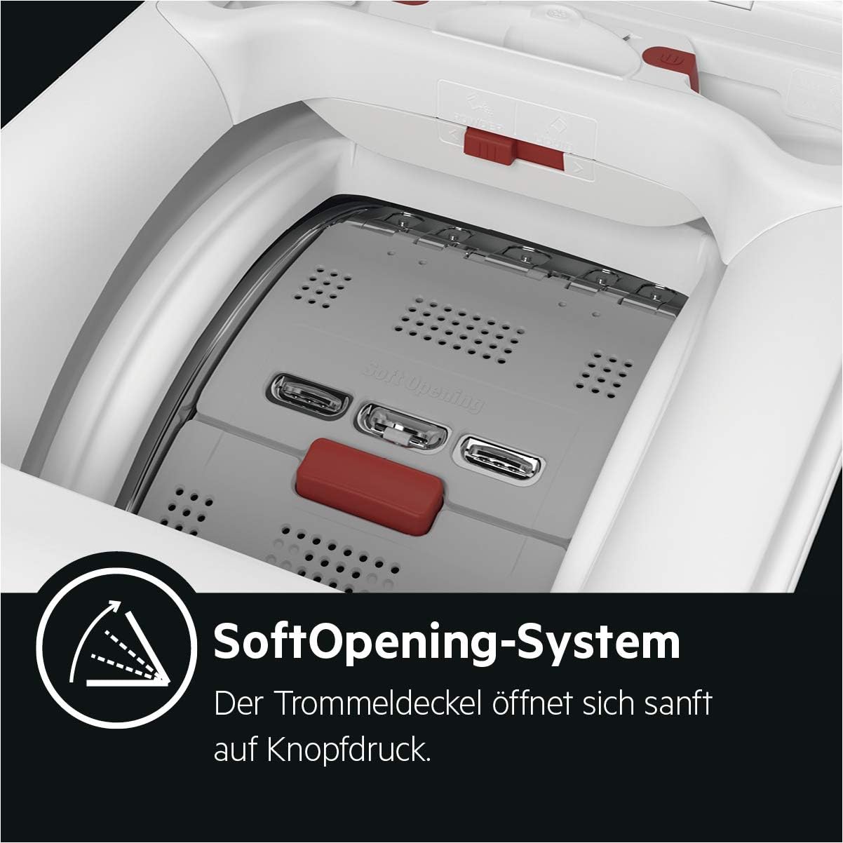 AEG LTR7A71370 Waschmaschine Toplader / Serie 7000 mit ProSteam / ProSteam - Auffrischfunktion / 7,0 kg / Leise / Mengenautomatik / Nachlegefunktion / Wasserstopp / 1300 U/min