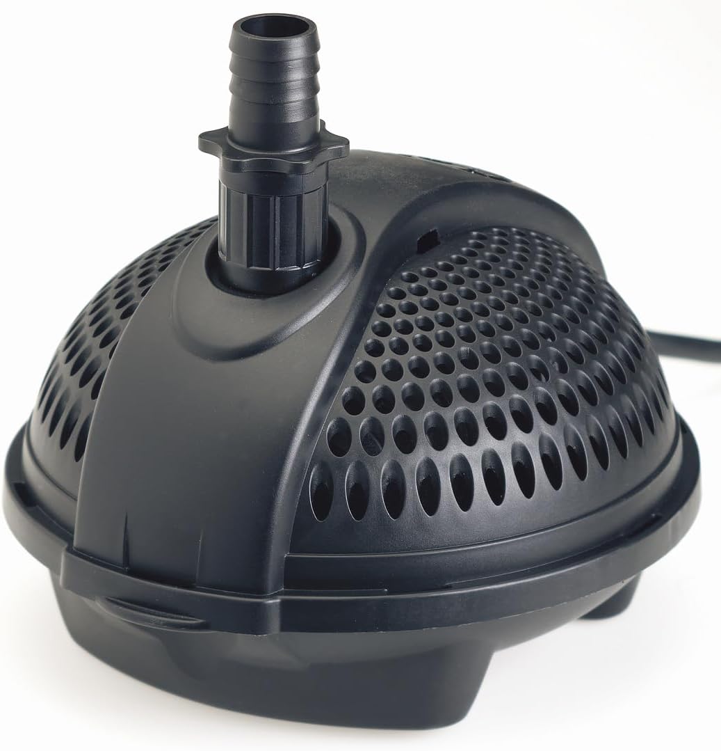 Pontec 50238 MultiClear Set 5000 - Komplettset aus Filterpumpe und Durchlauffilter , Durchlauffilterset, Mehrkammerfilter, Gartenteichfilter