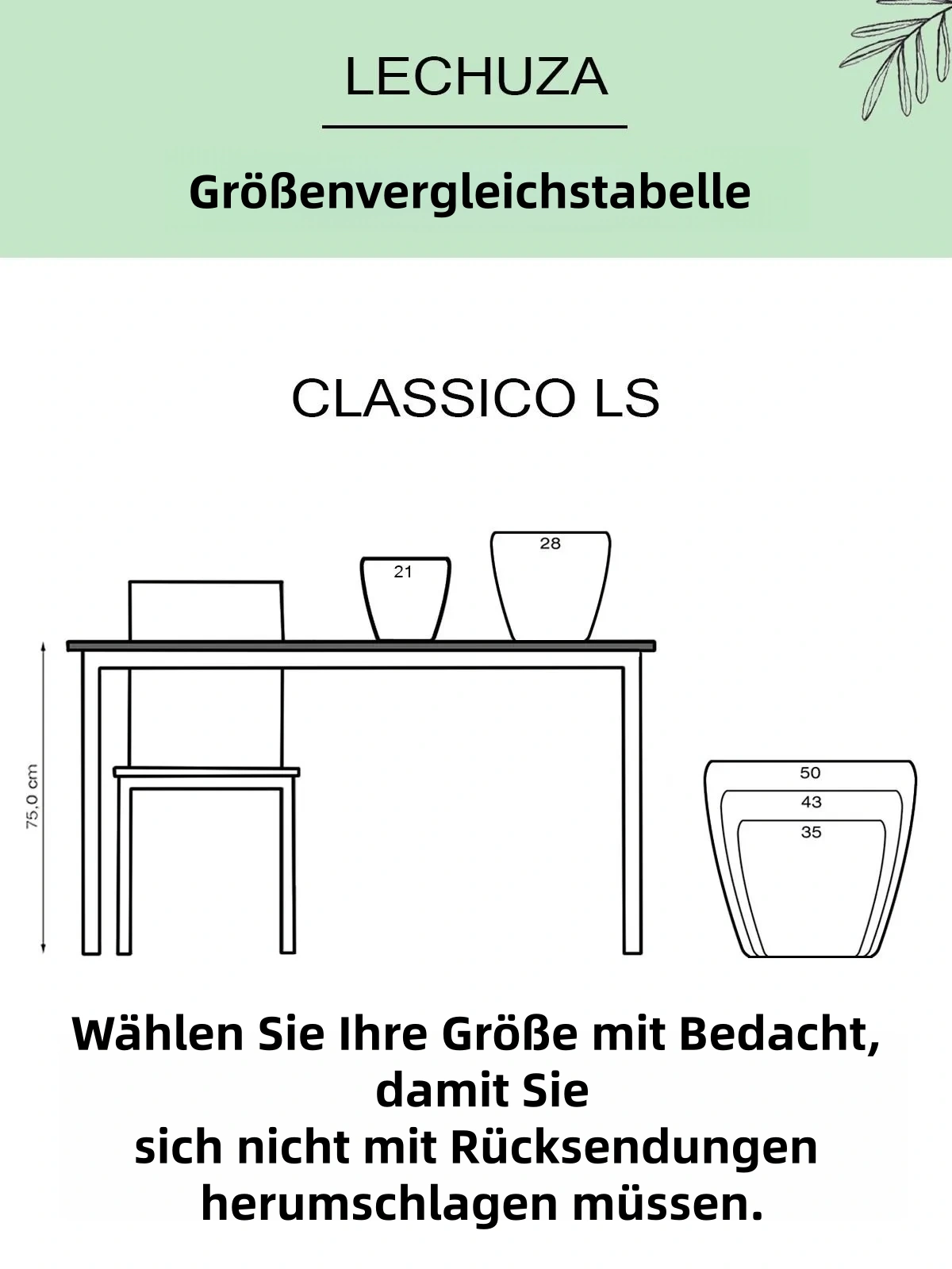 LECHUZA CLASSICO 21 LS, selbstbewässernder Pflanztopf aus Polyresin, silberfarben, mit Substrat und Wasserstandsanzeige, D21 H20 cm, 3 l